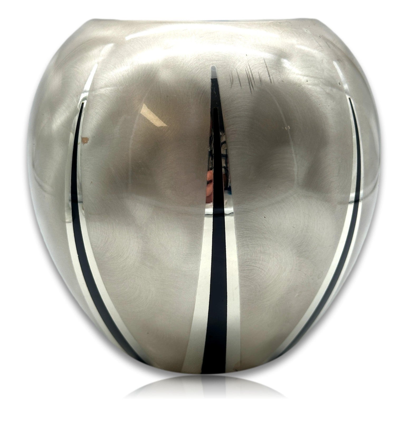 Art Déco - WMF IKORA - Vase versilbert (E.P. BRASS) - Turmmarke - ca. 1930er4