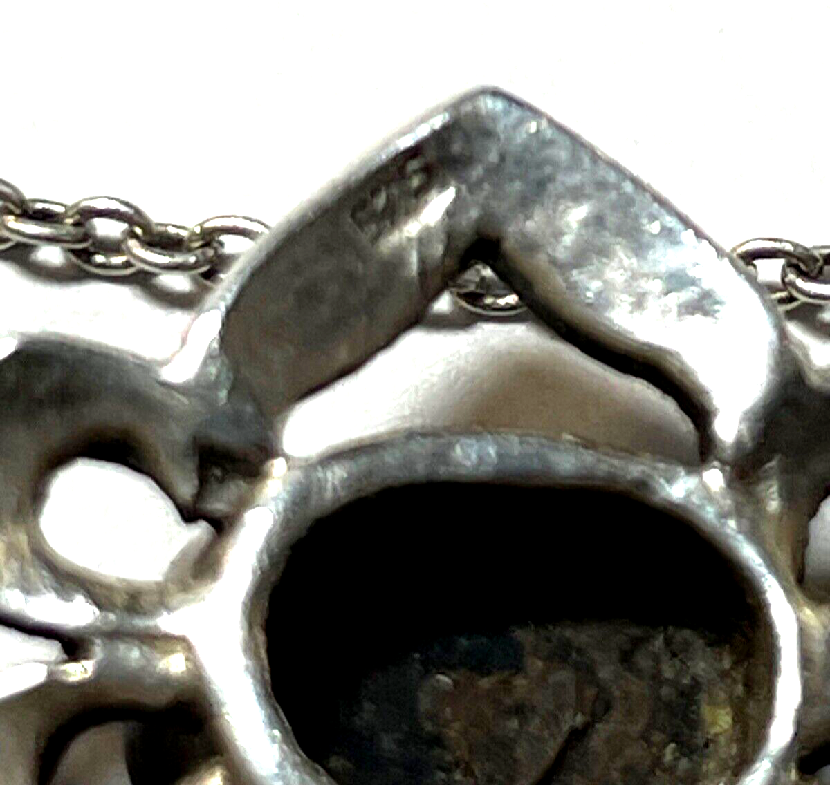 Traumhaftes solides 925 Silber Armband Handarbeit schwarzer Onyx + Markasit16