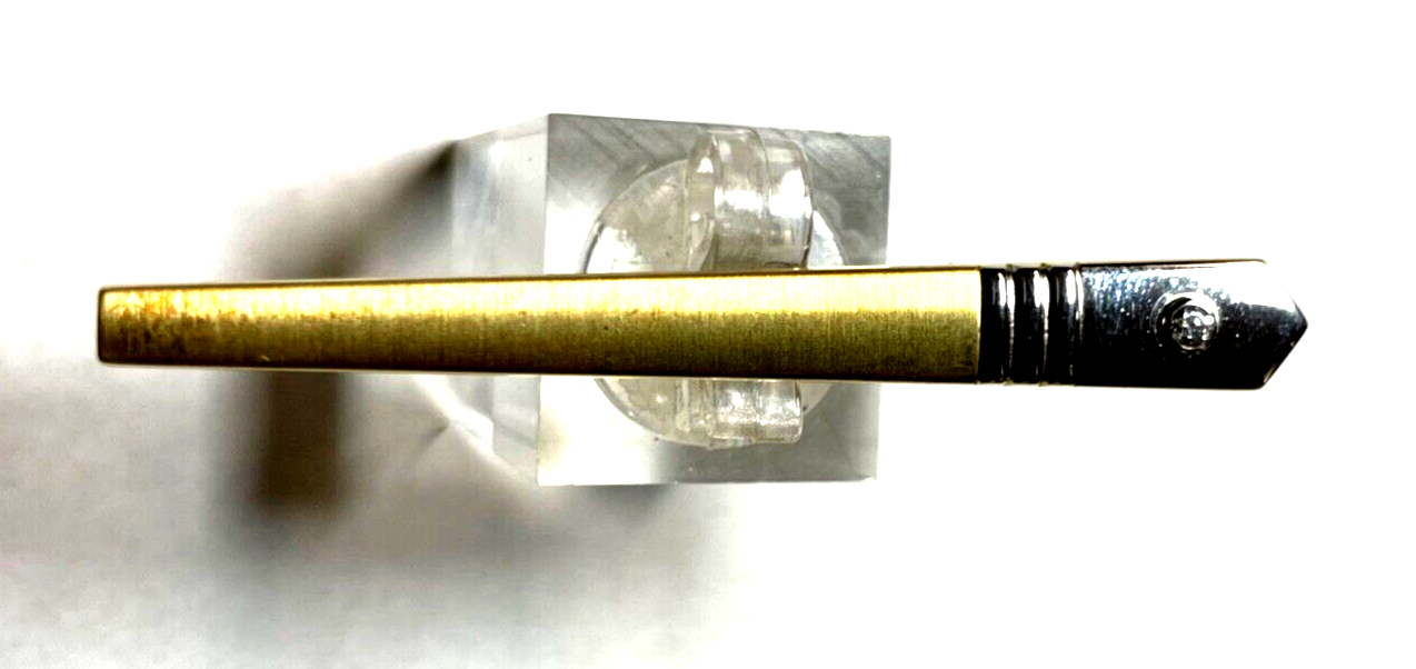 925 Silber teilvergoldet Krawattenklammer Krawattenhalter F. Scheuerle Juwelier0