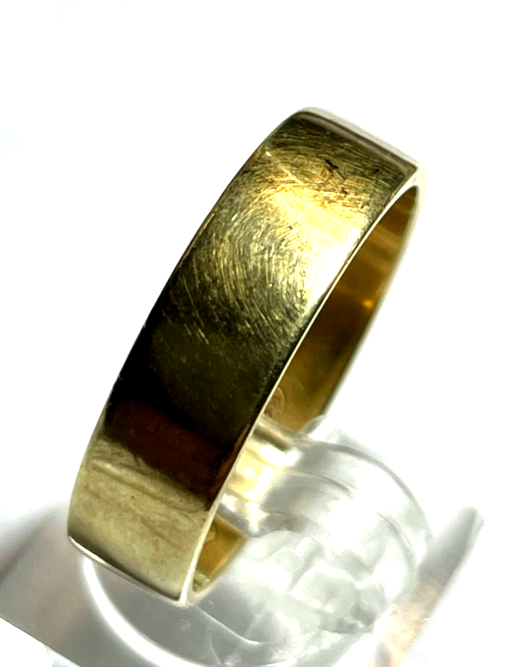 Antik solider breiter Ehering in 585 Gold 14 K zum Umarbeiten geeignet! B 6,5 mm1