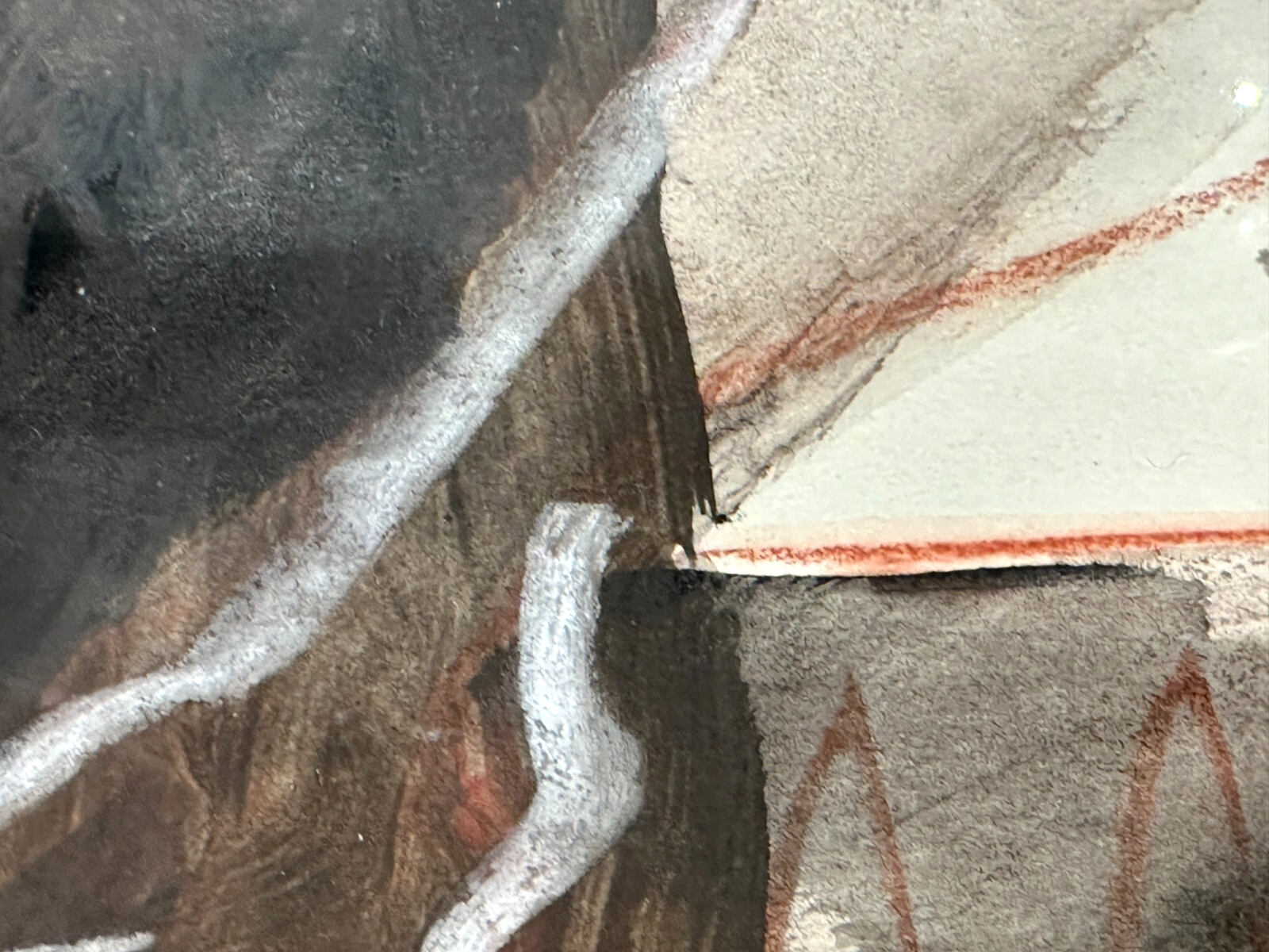 Ulla von Gierke (UvG) - 1986 – Abstrakte Komposition -  Acryl auf Leinwand - sig12