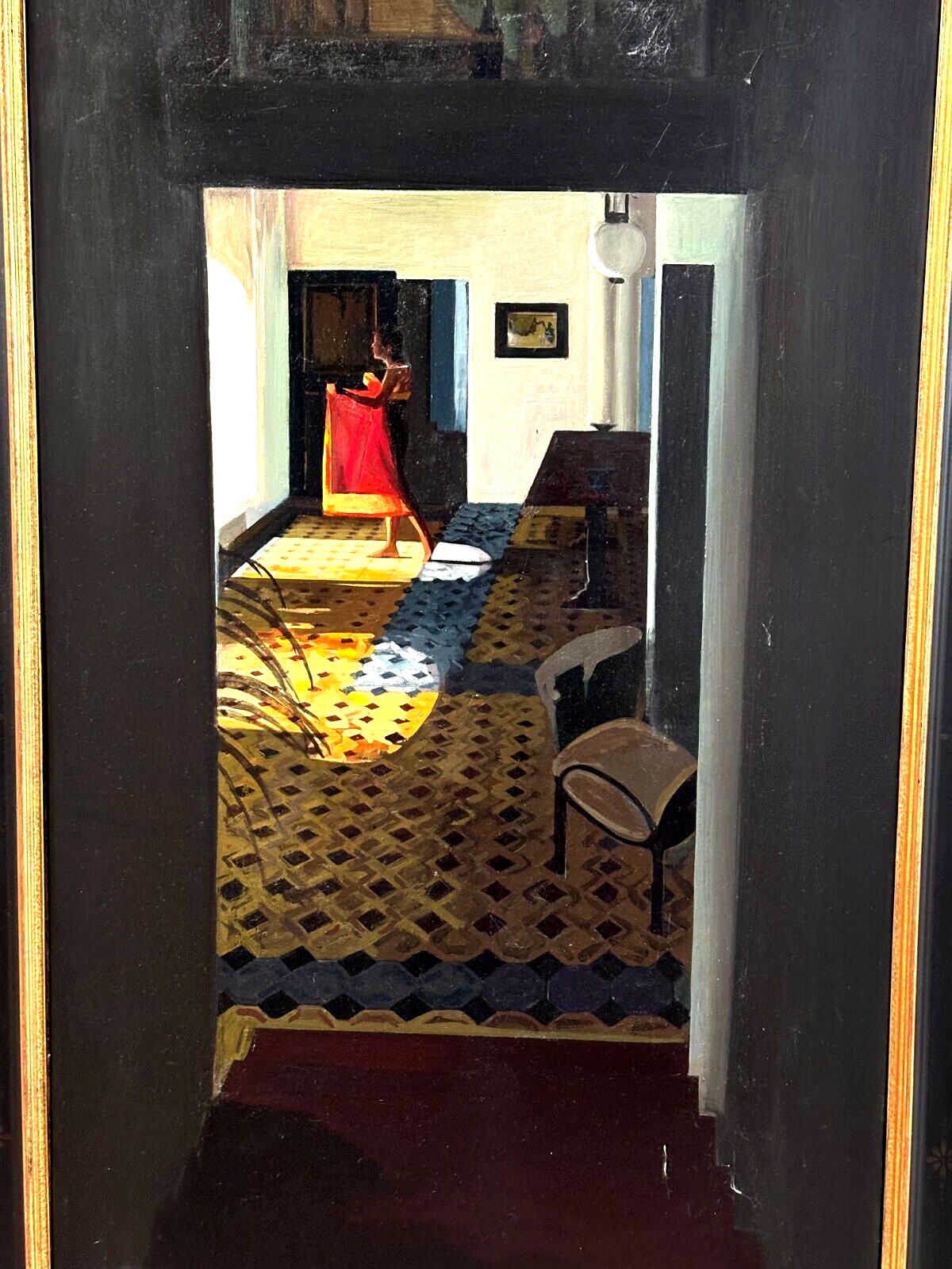 Behi Shamiri - Interno E Luce III - Öl auf Leinwand - gerahmt & signiert1
