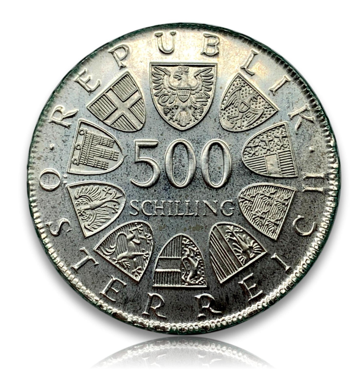 500 Schilling Österreich - Silber Münze - Anton Wildgans - PP1