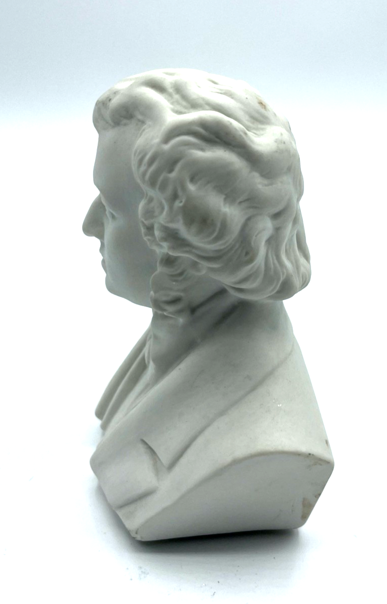 Vintage Kämmer Porzellan Biskuit Büste Frederic Chopin Komponist H 12 cm4