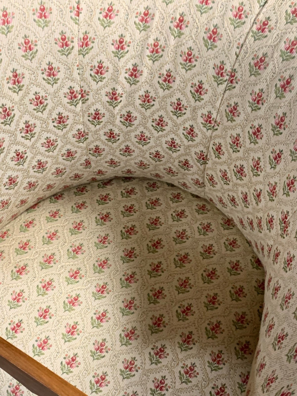 seltener Kinderhochstuhl Hochstuhl um 1820 - Nussbaum - Gepolstert - restauriert7