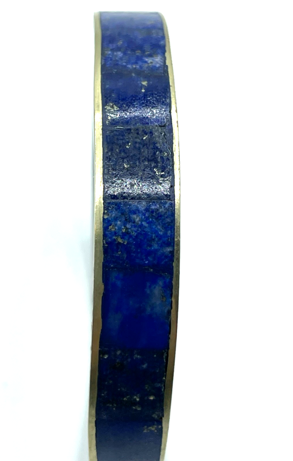 Vintage Tibet Silber Armreif  Lapislazuli Inlay Einlage Handarbeit Ø 6,8cm B 1cm8