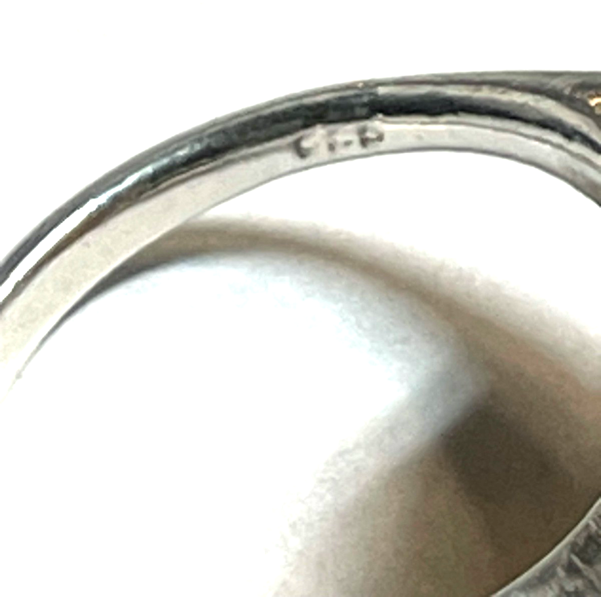 Antik 835 Silber Ring Bernstein Cabochon RG 59 Ø 18,8 solide Qualität5