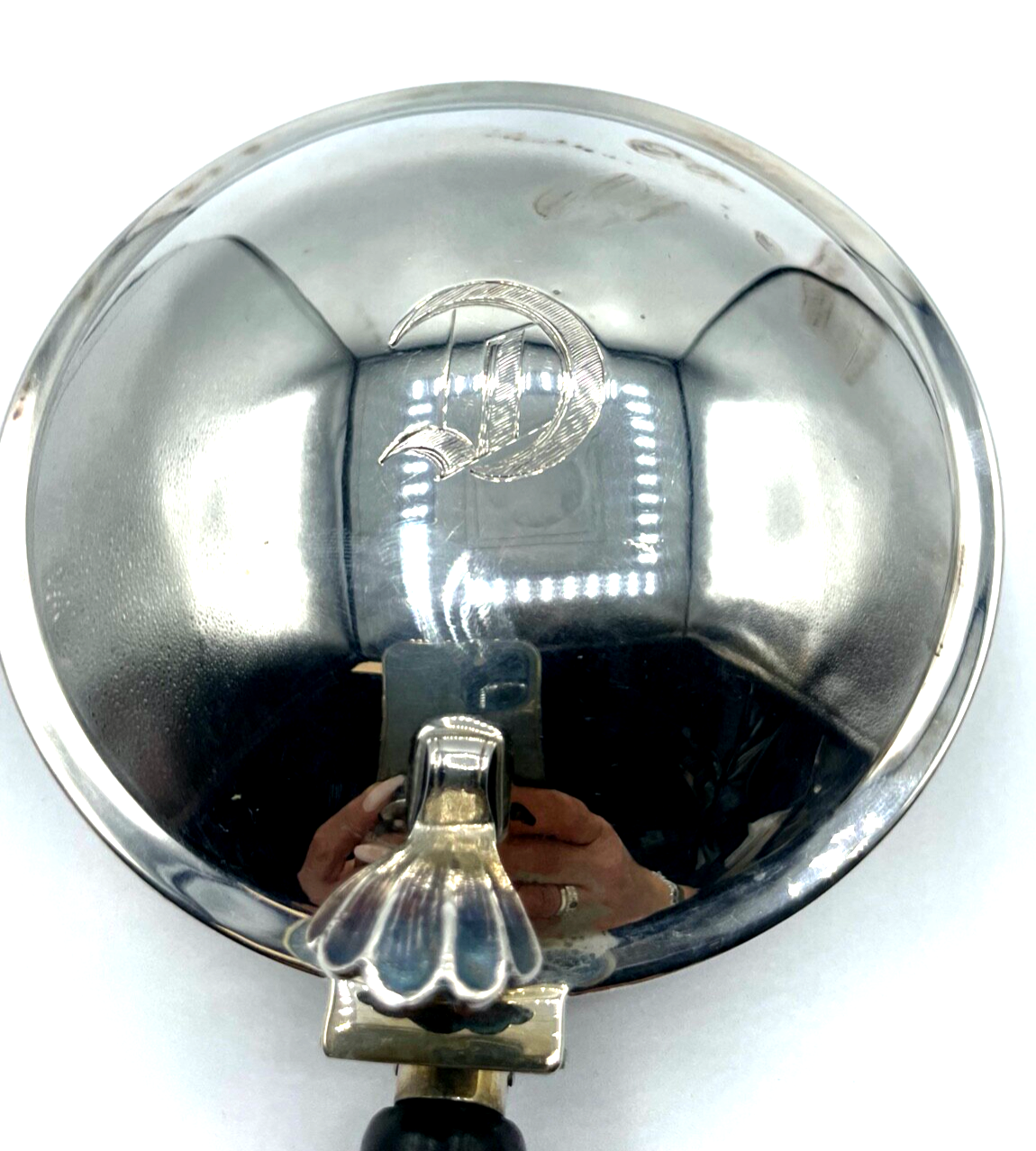 Alte Tisch Krümel Schale Eugen Ferner Schwäbisch Gmünd 1958 versilbert gepfl.4