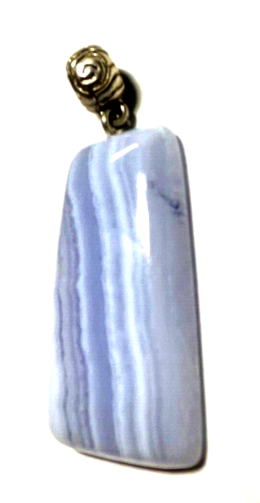 Ethno Silber Anhänger Handarbeit Chalzedon Amulett L 53 mm unisex4