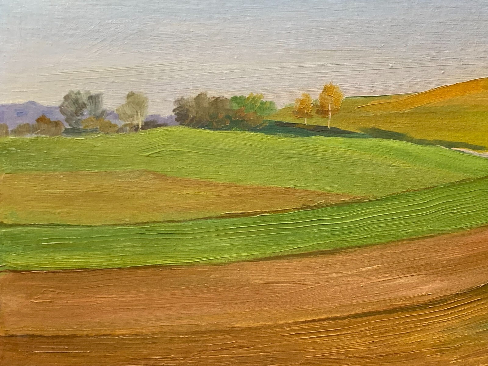 Fritz Mader 1900-1998 - Alblandschaft - Öl auf LWD auf FP  ungerahmt - signiert1