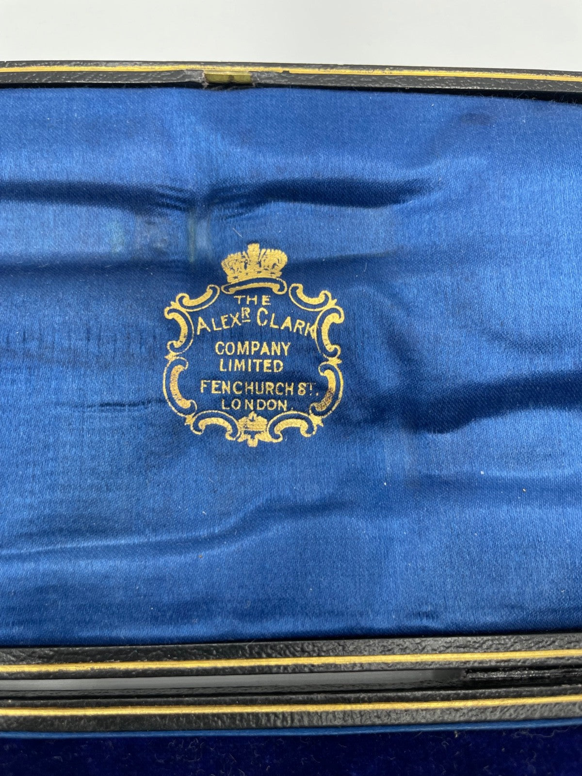 Antik England gr Vorleger Fischbesteck versilbert um 1900 im Etui sehr schön1