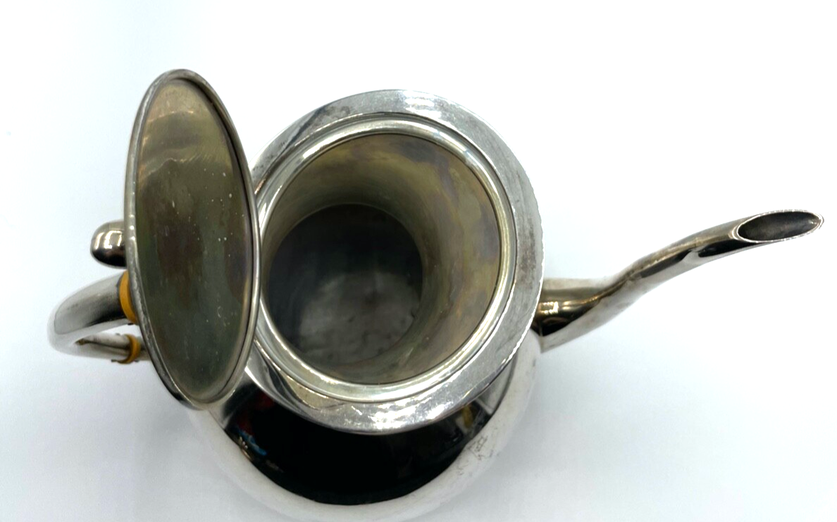 Vintage attraktive Kanne Eugen Ferner Schwäbisch Gmünd versilbert 1968 H 31,5 cm2