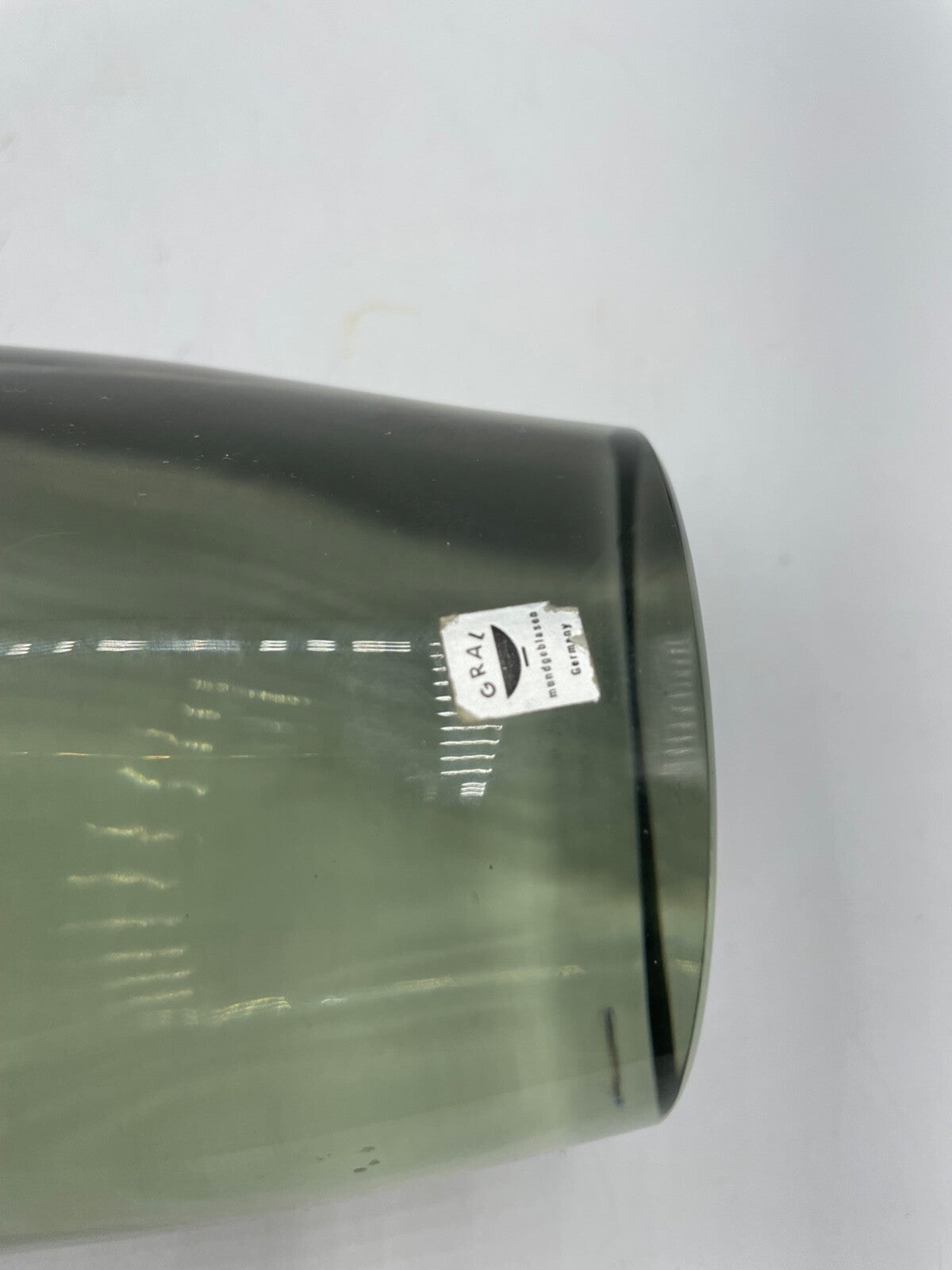 Midcentury Rarität L. Seguso Eule für Gral Glas Turmalin Grün Unikat H 22cm sign5
