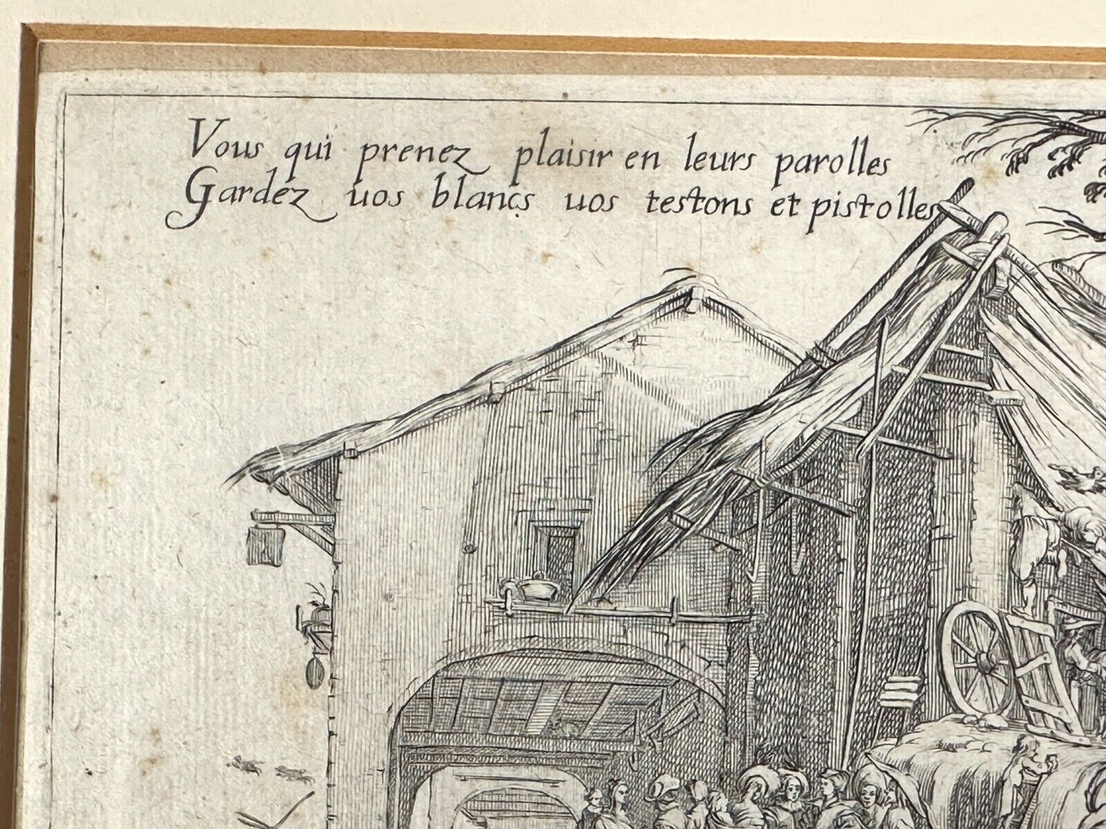 Jacques Callot 1592–1635 - Radierung - 'Les Bohémiens' - Die Zigeuner ca 16203