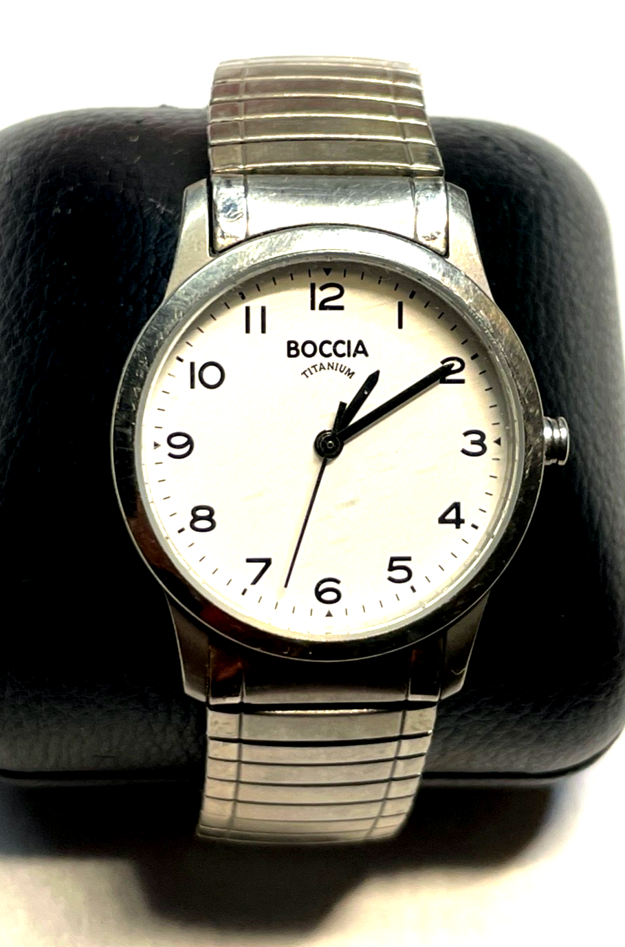 Boccia Titanium Damen Armbanduhr Quartz Werk läuft gepflegt gebrauchter Zustand1