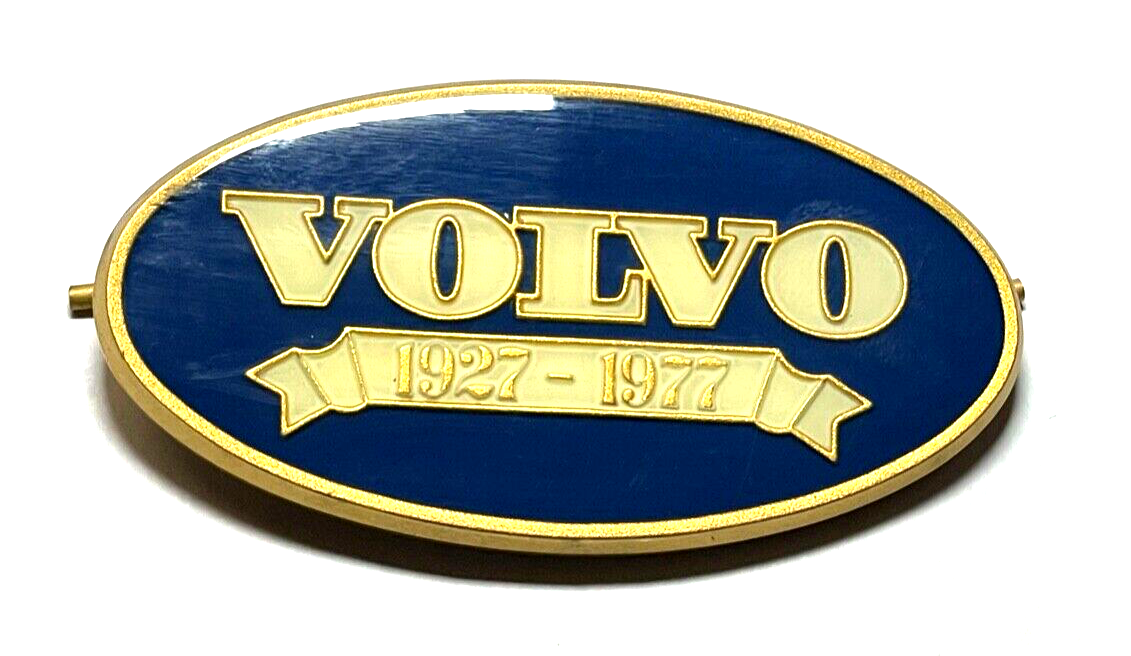 VOLVO Jubiläum 1972-1977 Emaille Automobil Auto Emblem Car Badge top gepflegt0
