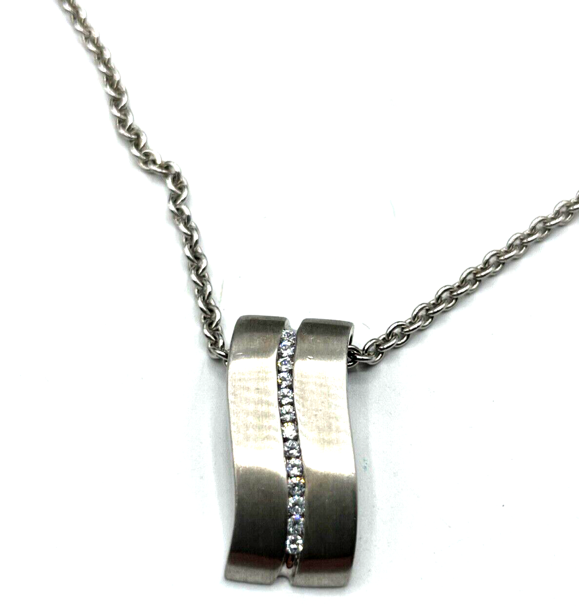 Viventy Bernd Berger Set 925 Silber Ring Bandring + Kette mit Anhänger Zirkonia1