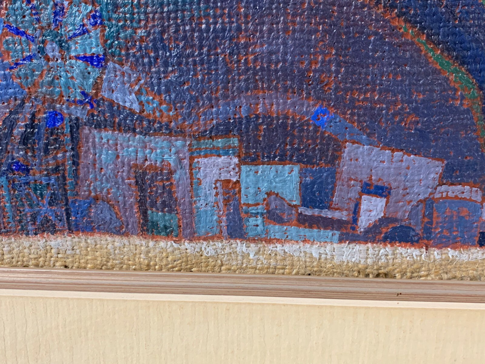 Jorge Ponce 1934-2012 - Öl auf Leinwand - gerahmt Passepartout - Expressionismus4
