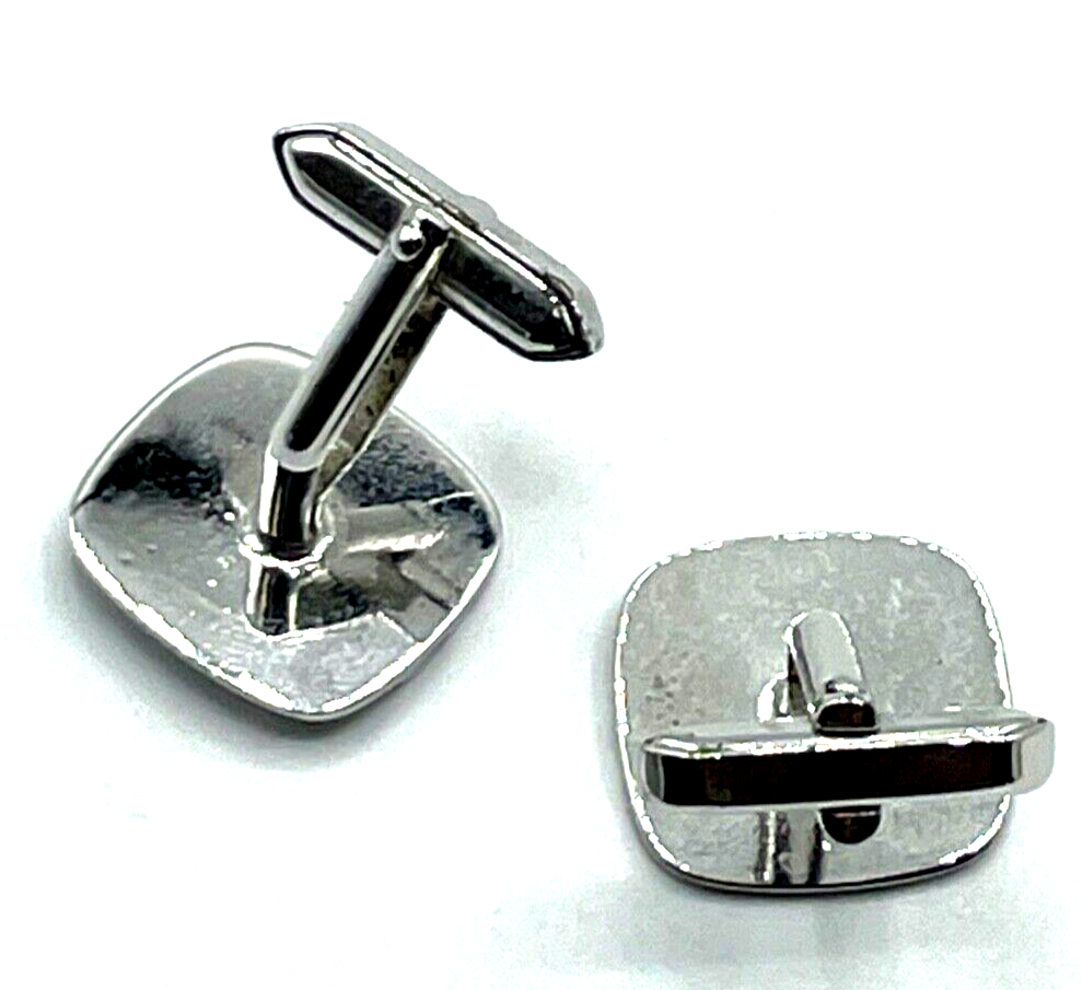 Vintage 835 Silber Manschettenknöpfe klassisch schöne Struktur Oberfläche gepfl.3
