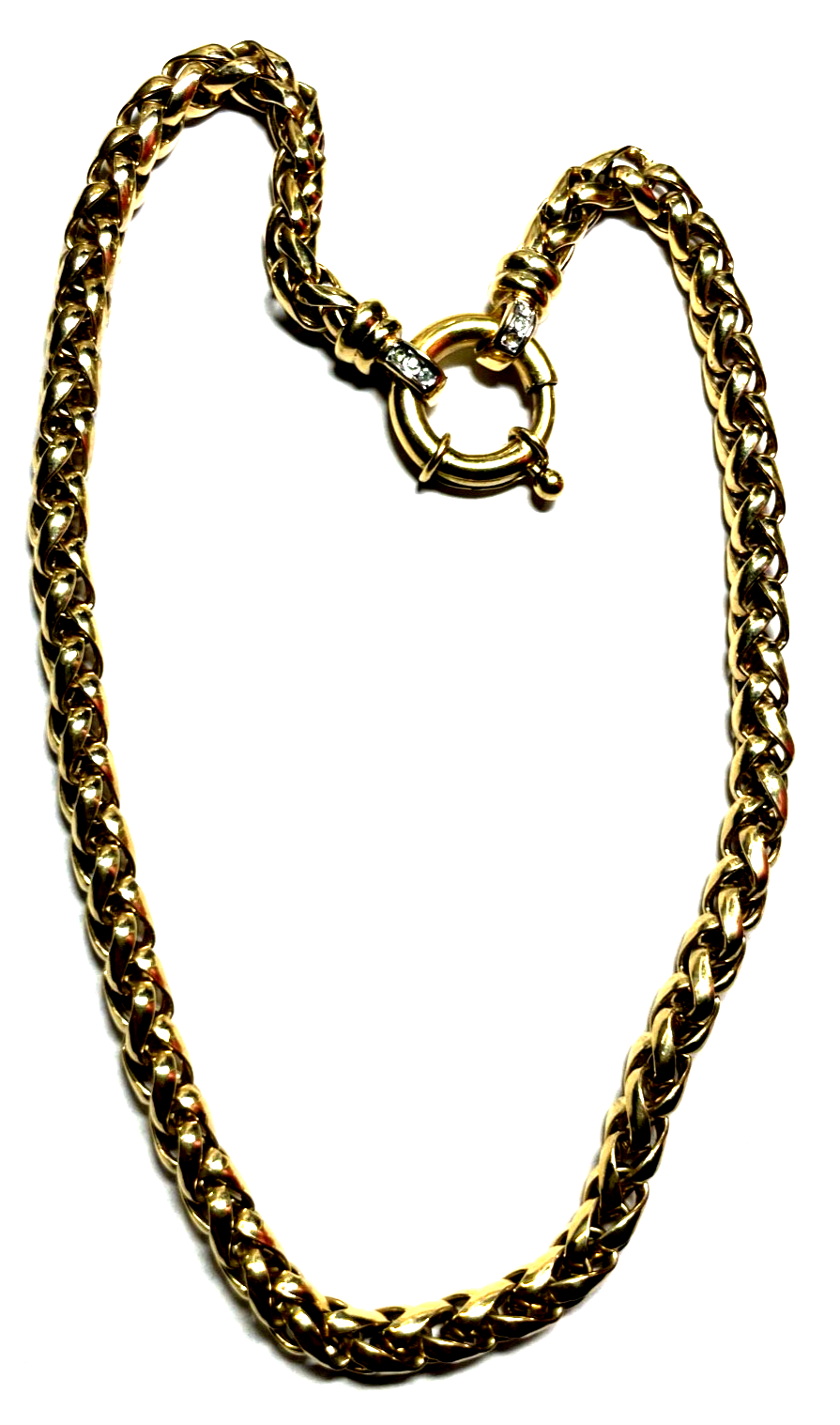 PL Pierre Lang mega Collier Statement Schlauchkette Strickmuster L 46 cm B 7 mm4