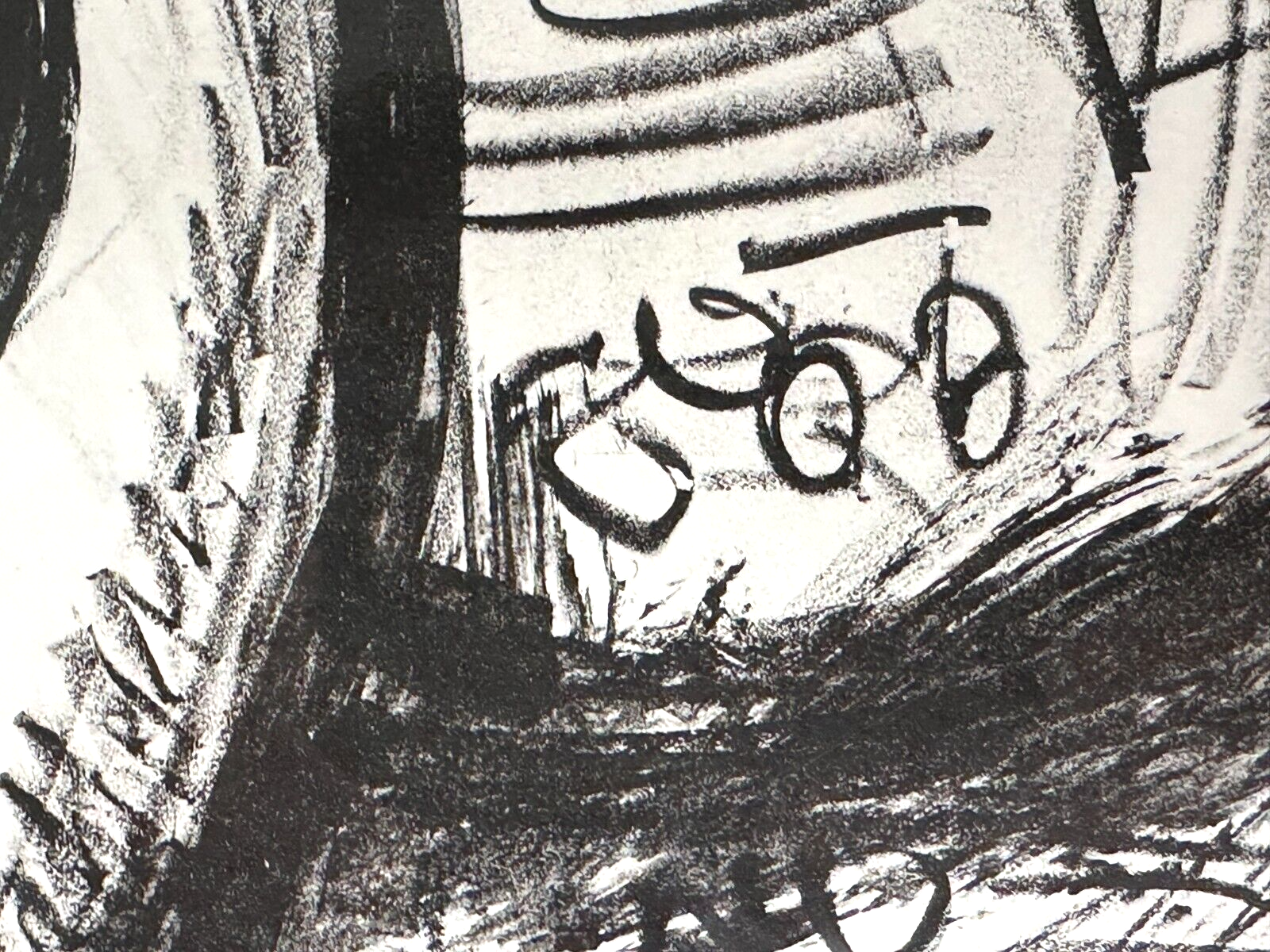 Renato Guttuso 1912-1987 - Lithographie 'Uomo con giornale' 1966 - sign. & num.8