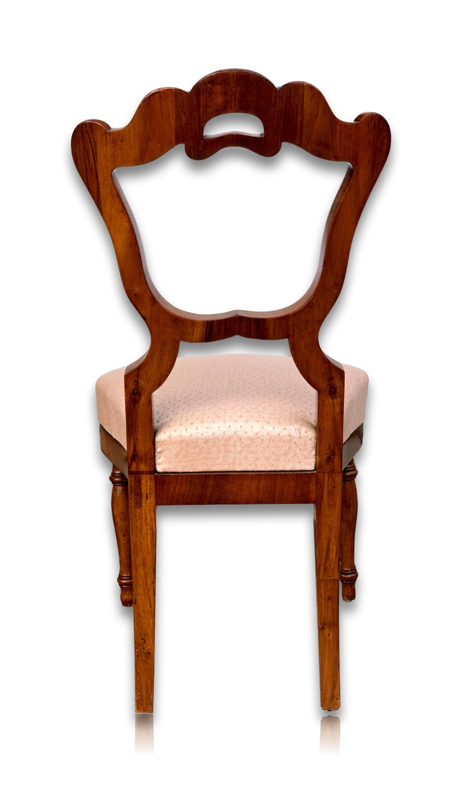 2 Stühle - Biedermeier Stühle - furniert , gepolsterte Sitzfläche - Schnitzerei5