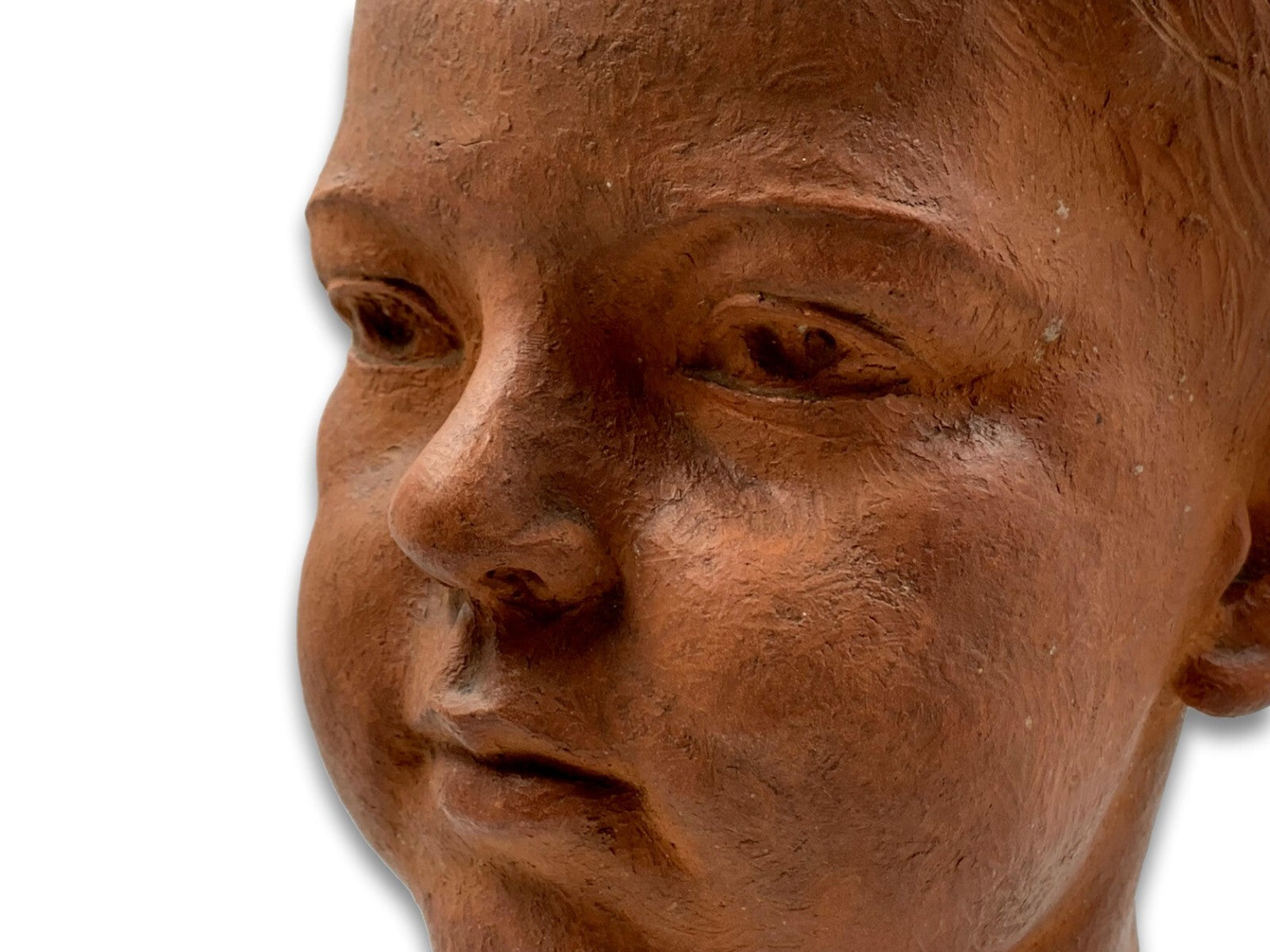 Wilhelm Frass 1886-1968 - Terrakotta Büste Skulptur - 'Michael 1948' - signiert6