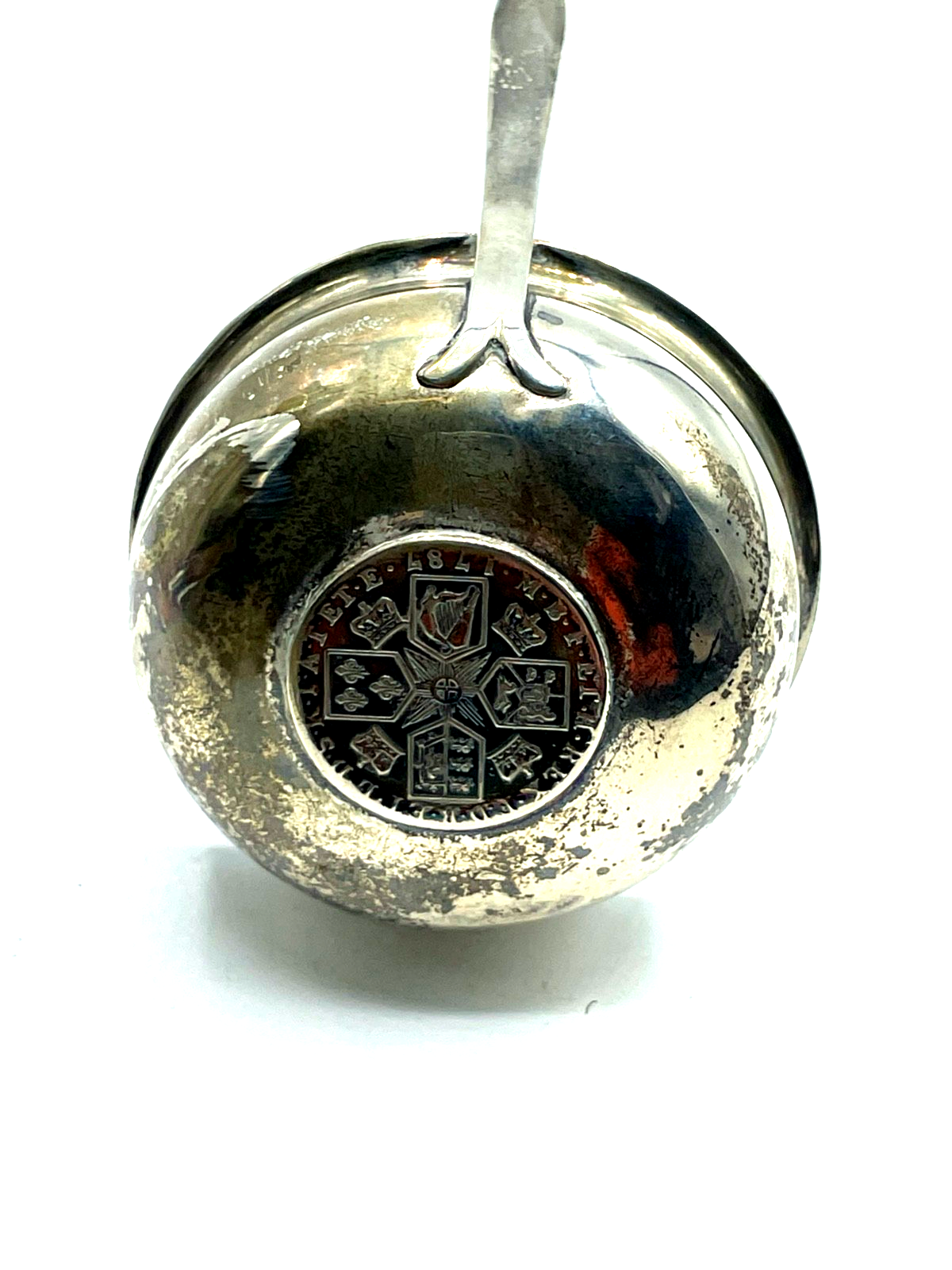 Antik edle georgische George III  Toddy Ladle Kelle Punsch Punschkelle Silber10