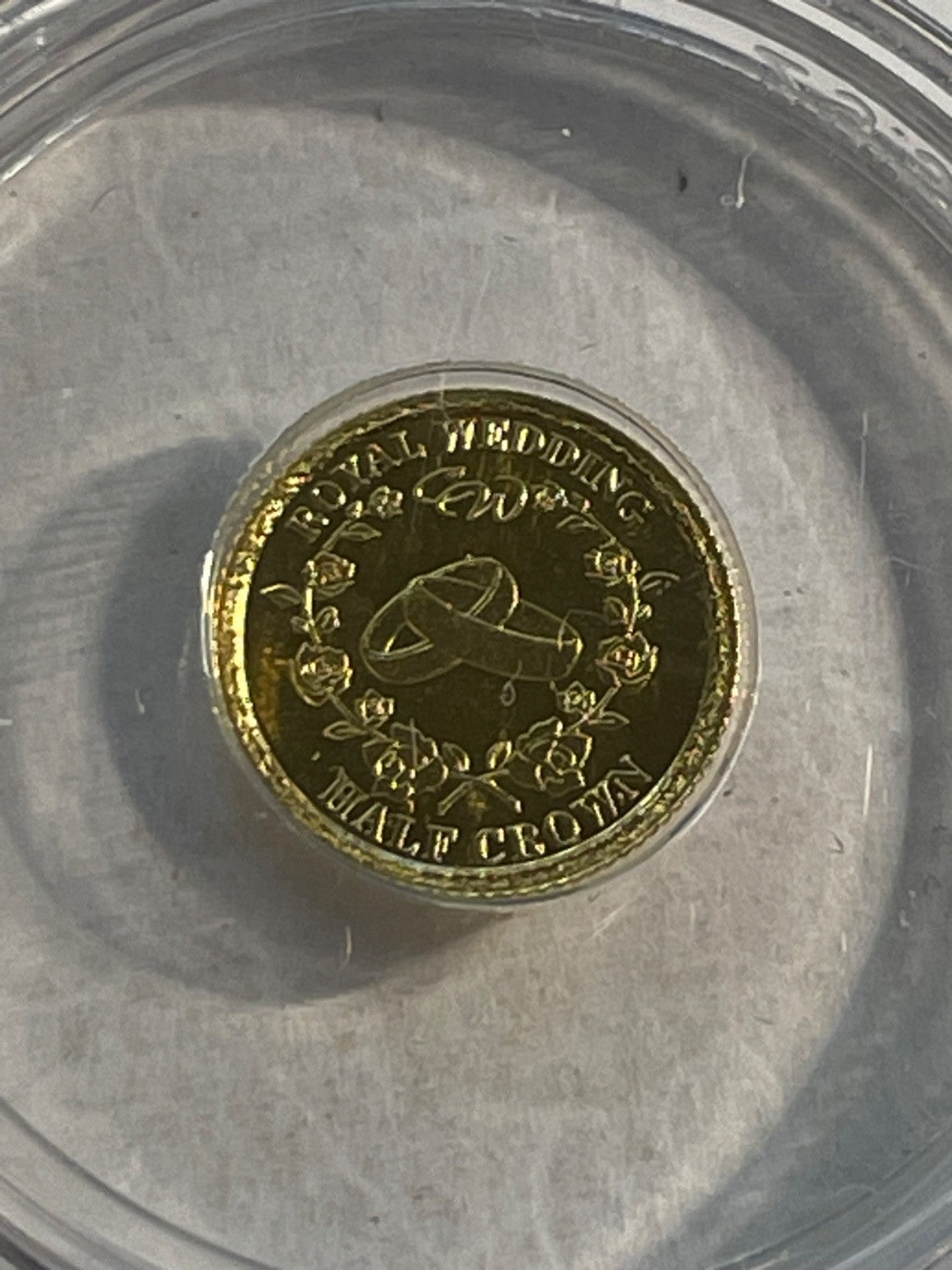 2x 0,5 Gramm 999 Gold Sammler Münze Royal Wedding Kate + William 2011 im Blister11