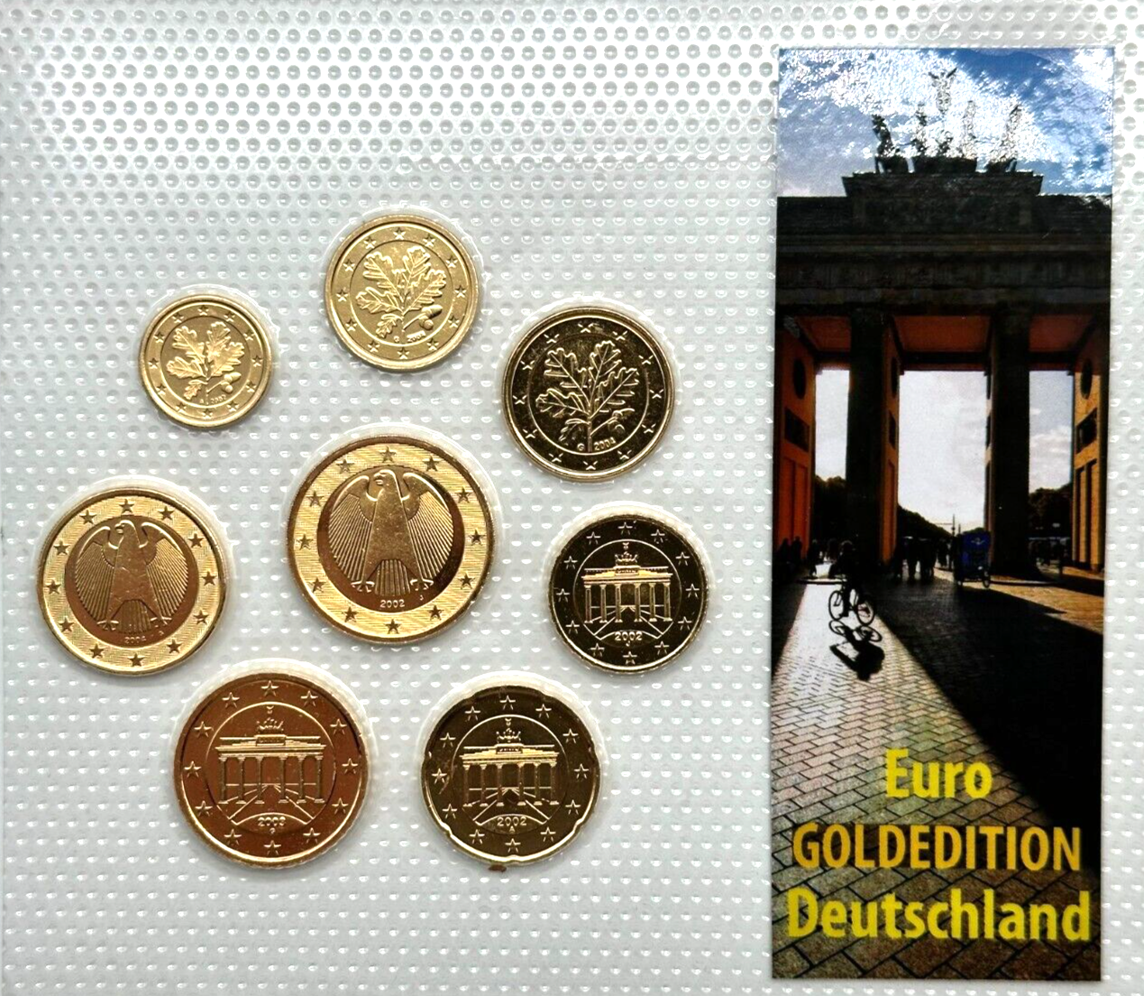 KMS Deutschland - 2002-2004 - Euro €  24ct Vergoldet -  limt. Auflage 500 Stück2