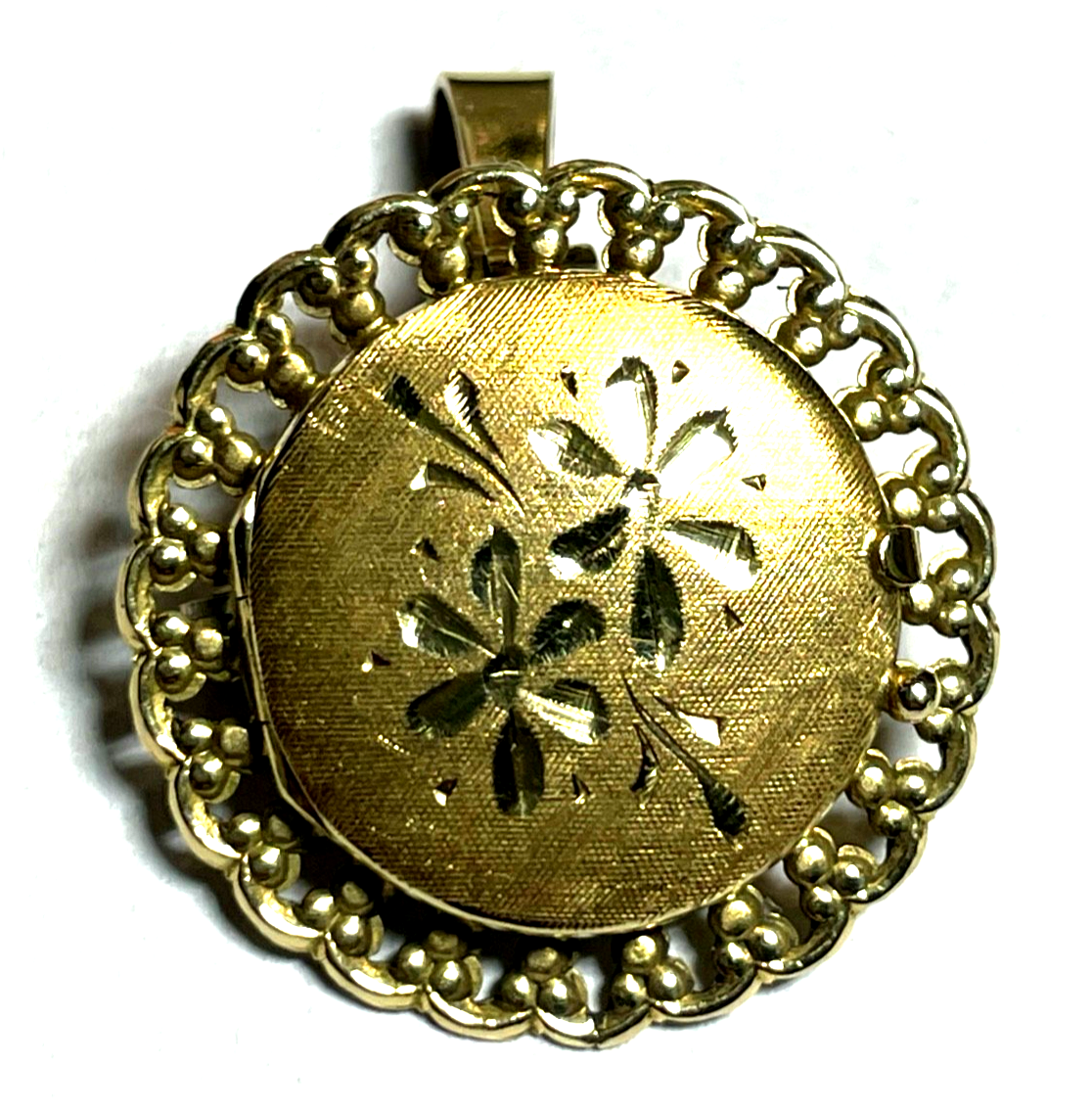 750 Gold 18 K variabel Medaillon Anhänger Brosche solide Juwelier Qualität1