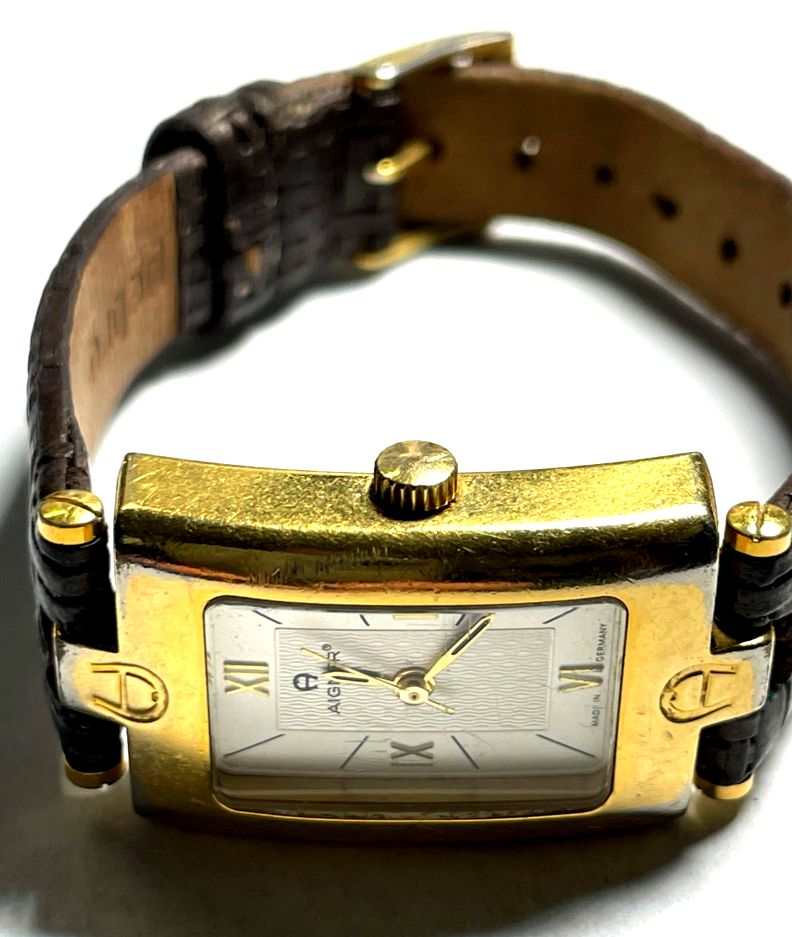 Original gebrauchte + gepflegte Etienne Aigner Damen Uhr läuft einwandfrei7