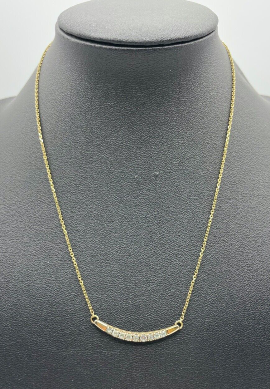 333 Gold 8 K Halskette Collier 9 Weißtopas Juwelier zeitloser Chic L 41 cm8