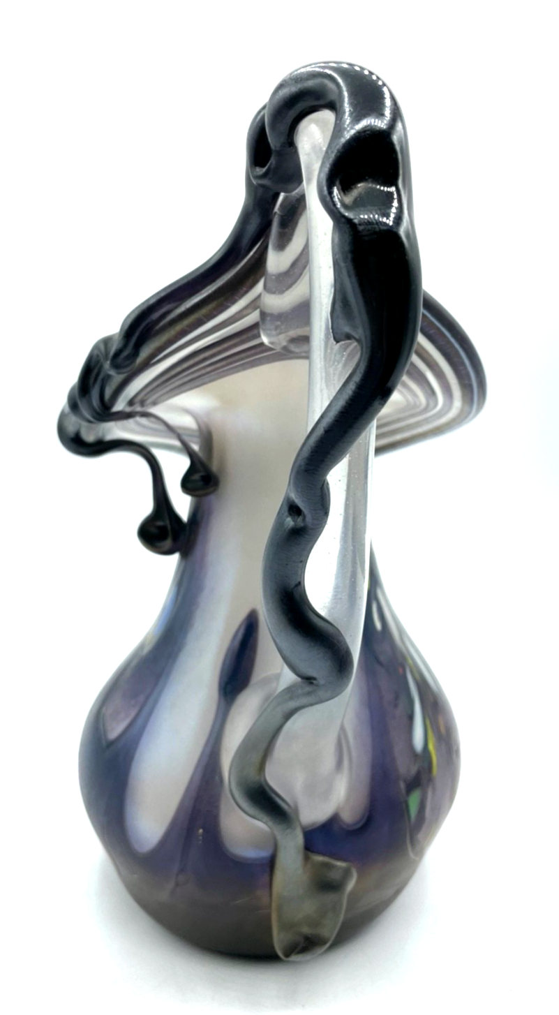 Attraktive Glaskunst Vase Designer Krug Anton Marek Grenzglashütte 1990-19994