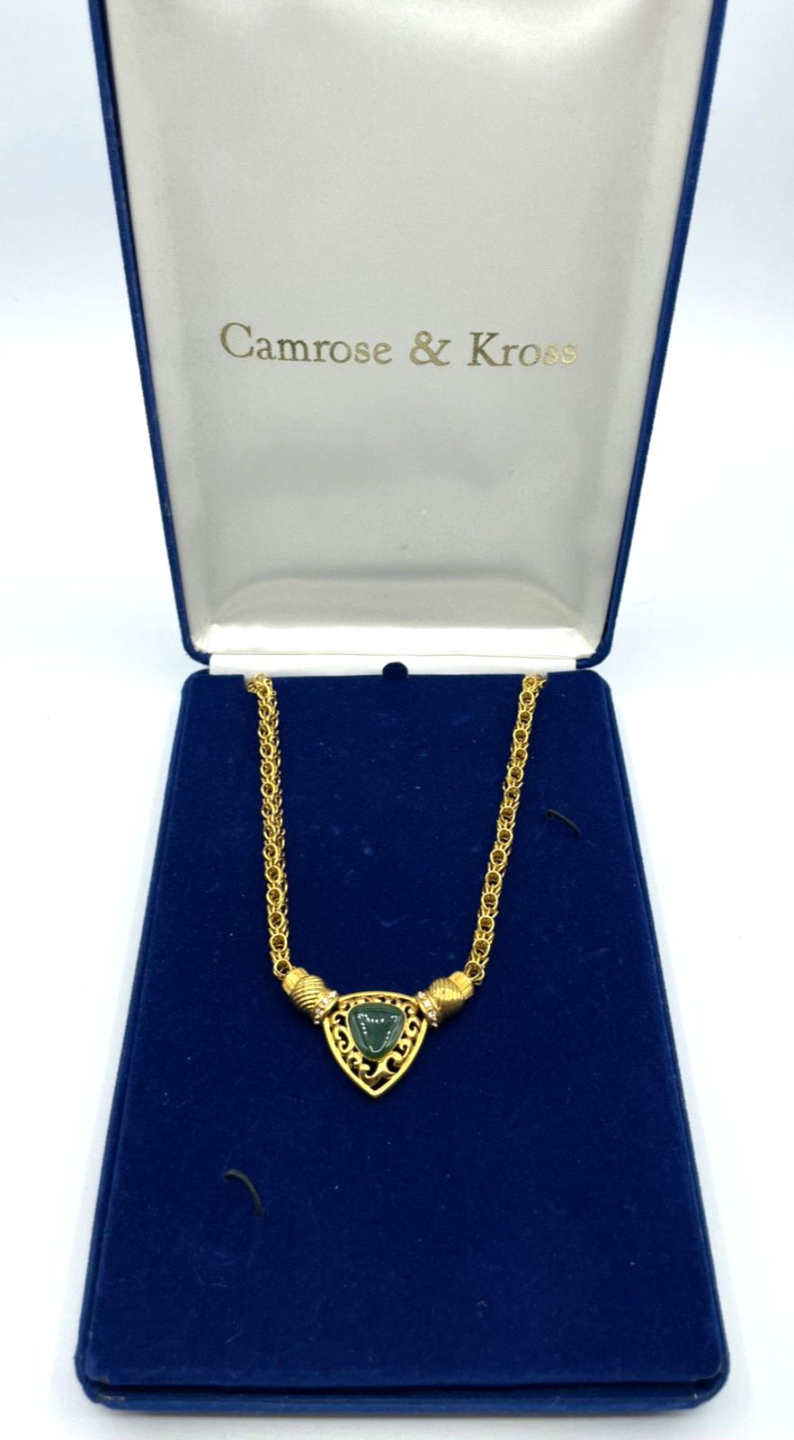 Vintage JBK Jackie Kennedy Camrose & Kross Statement Halskette orig. Box wie neu8