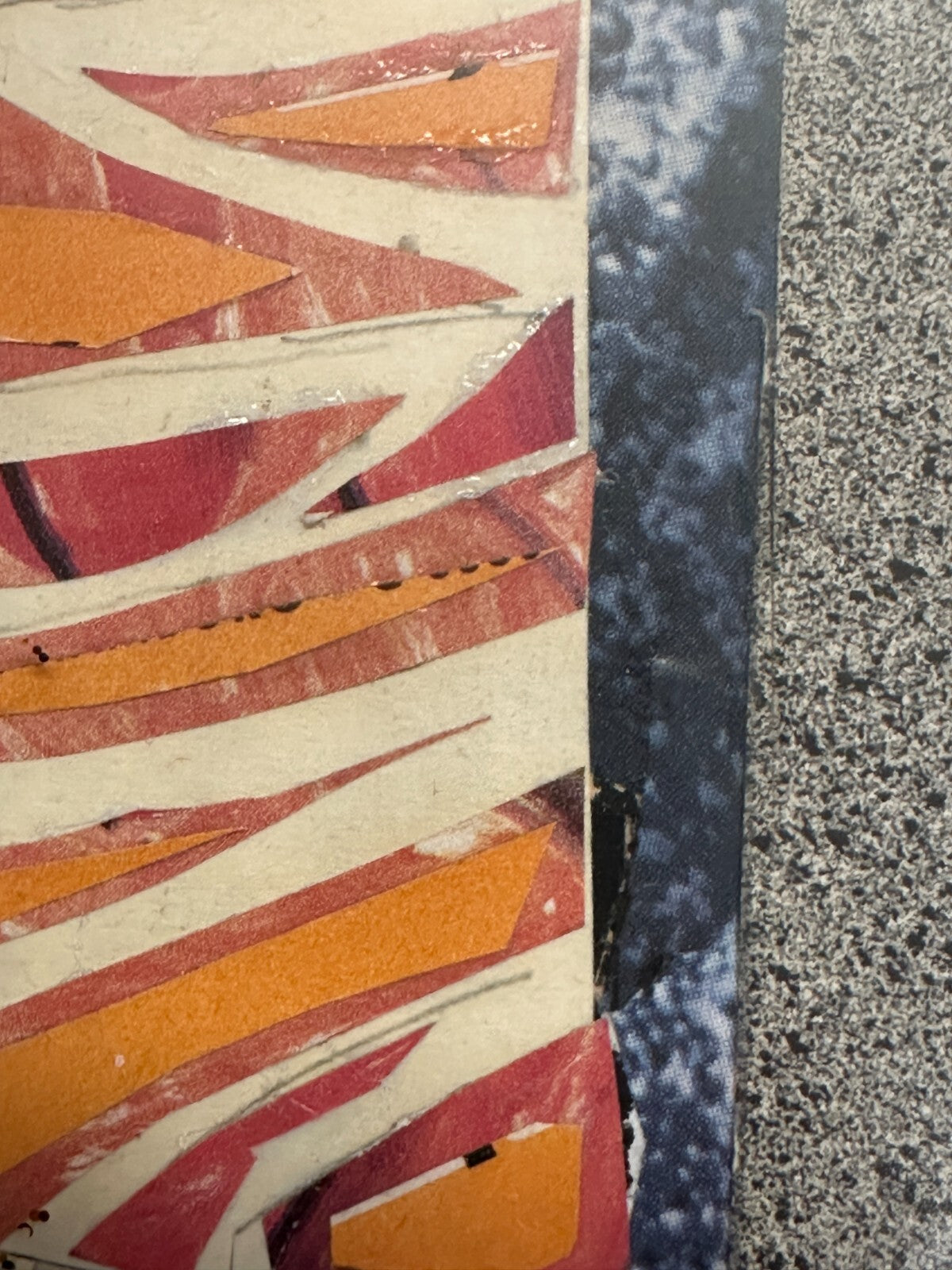 Gottfried Salzmann - seltene Collage - 1969 - signiert - gerahmt hinter Glas5