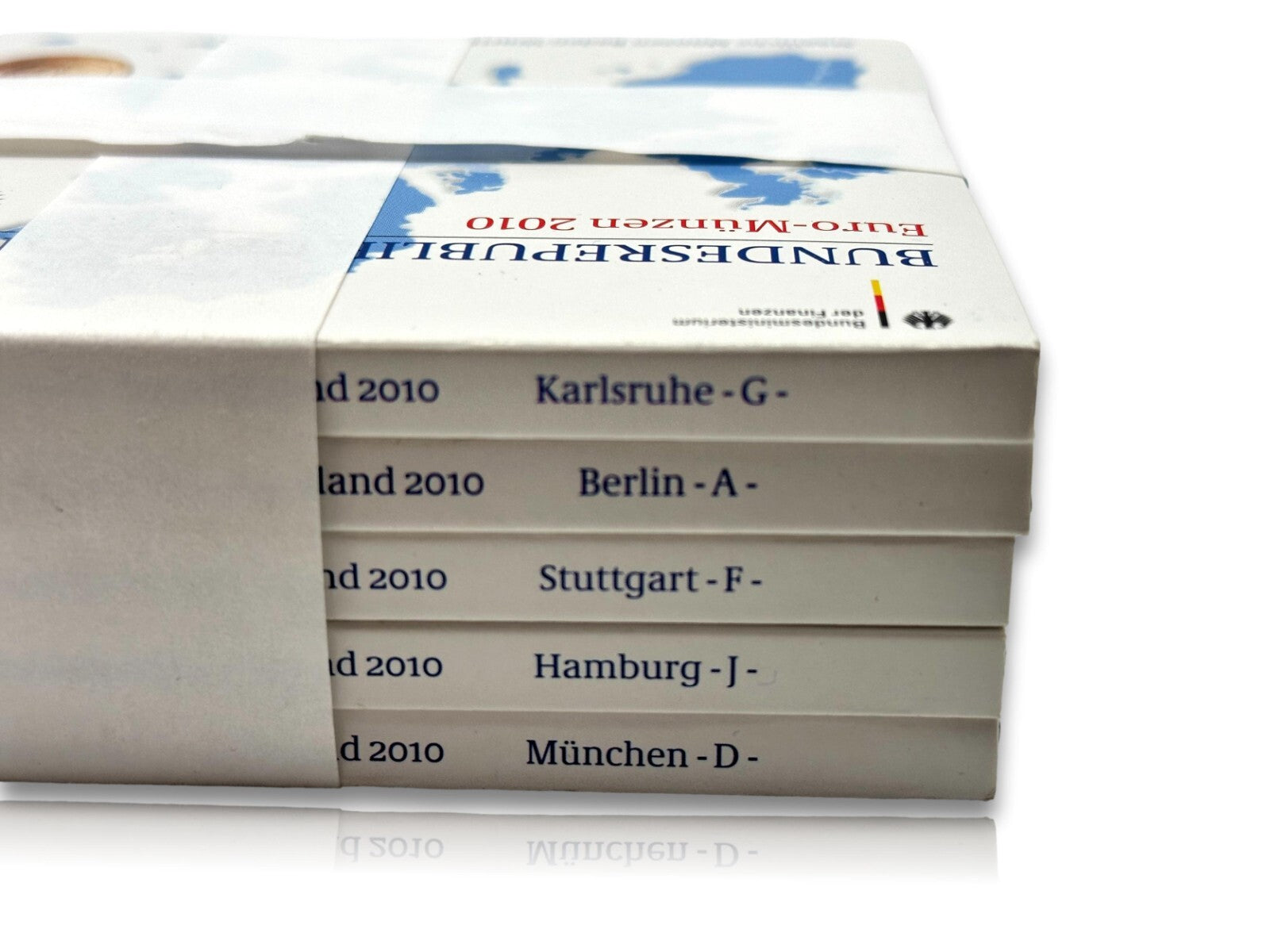 KMS Deutschland - Euro € - 2010 - PP - A D F G J - Komplett in Banderole1