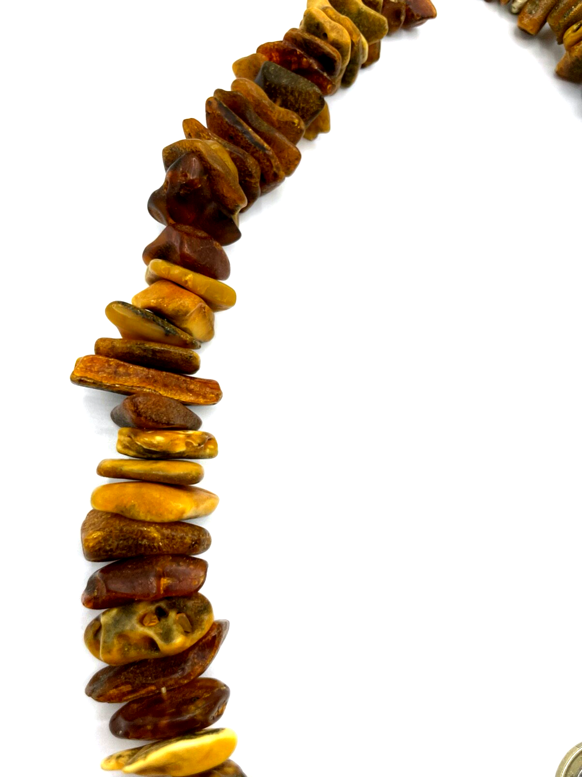 Prächtige Statement Naturbernstein Bernstein Kette 172 Gr. Nuggets L ca. 74 cm9