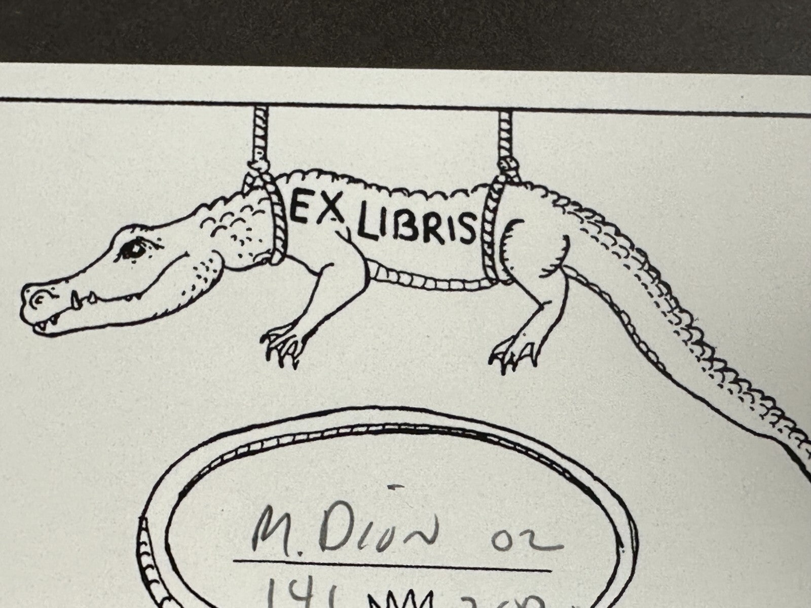 Mark Dion - Serigrafie - 'Exlibris' 2002 - nummeriert 141/200 - signiert3
