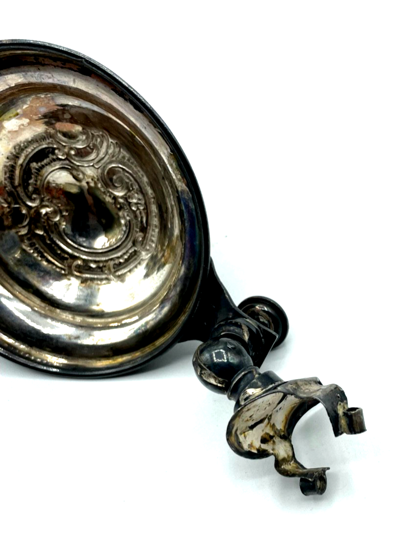 Antik loser echt Silber Deckel für Bierkrug um 1900 zum Rekruten Abschied 19084