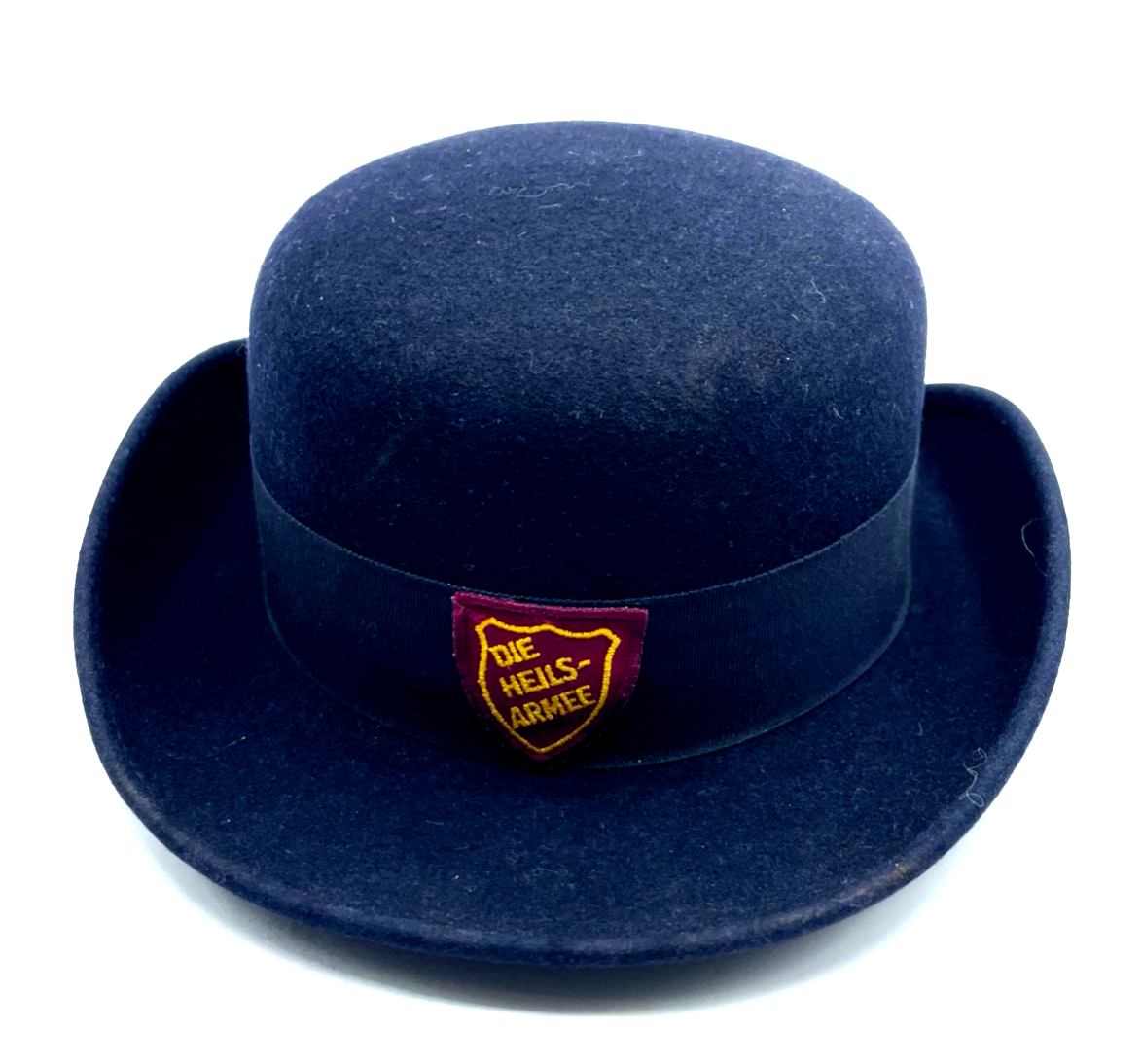Vintage blauer Damenhut Die Heilsarmee Bekleidung sehr gepflegt top Deko0