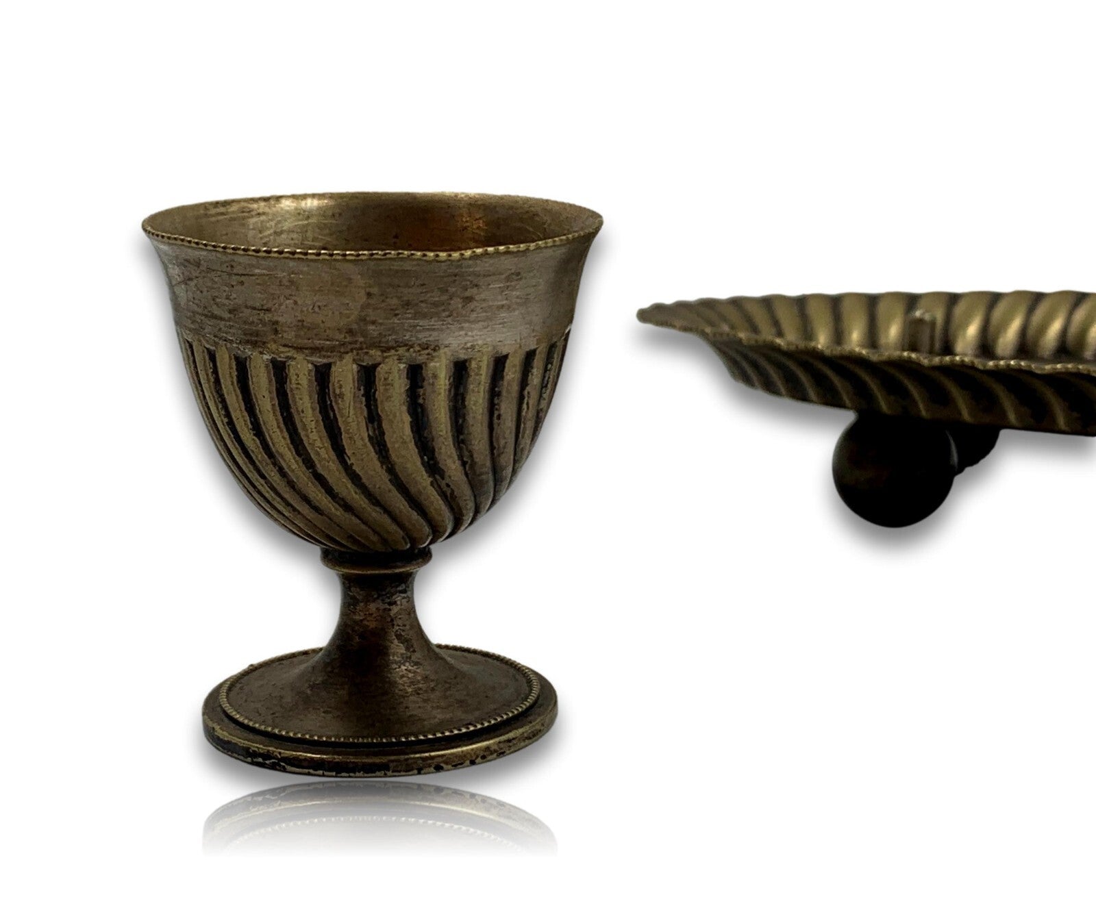WMF - Eierbecher Menage um 1890 - versilbert - Tablett auf Kügelfüße - sehr RAR6