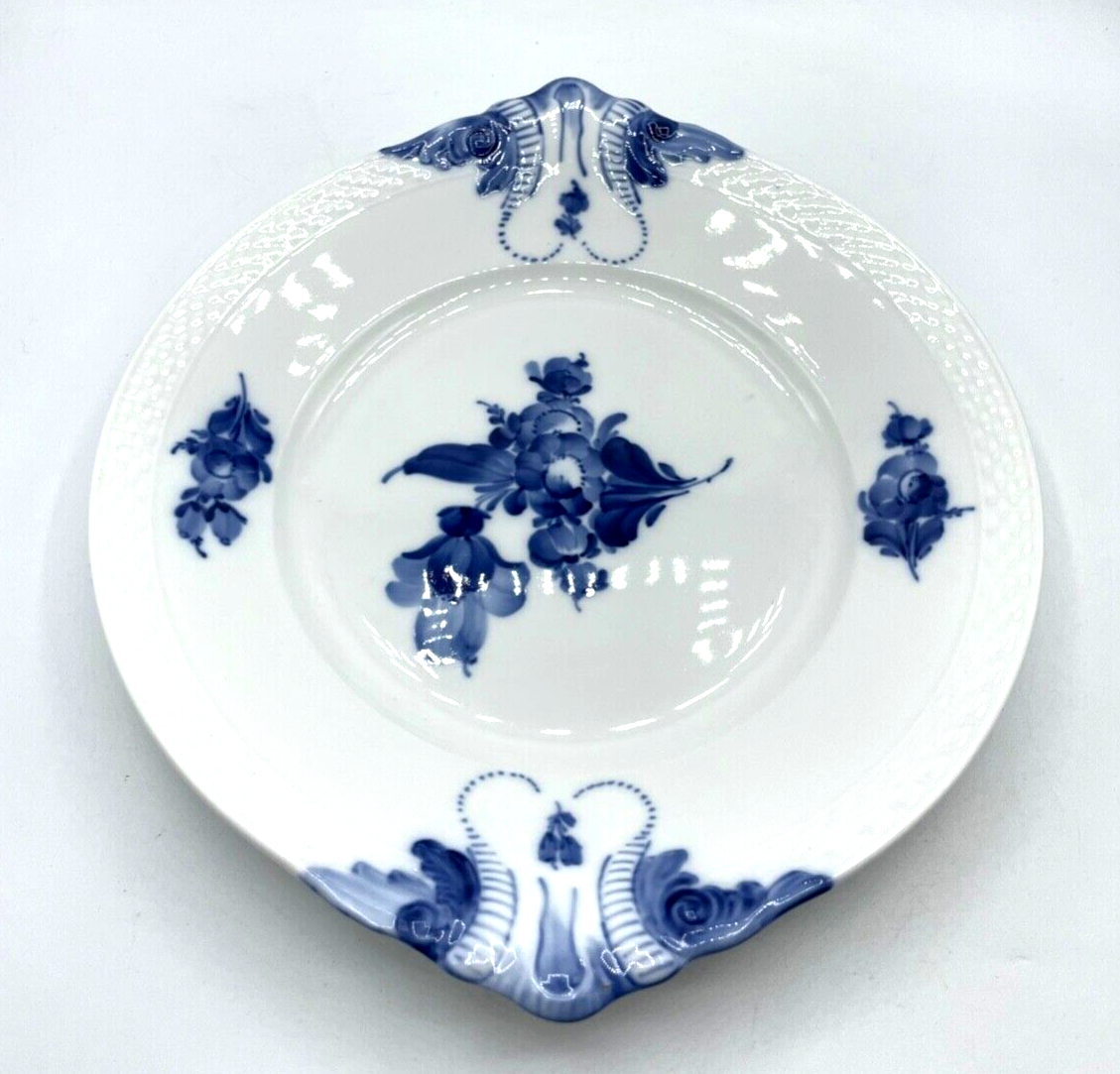 Royal Copenhagen Denmark Porzellan schöner Anbiet Teller Blaue Blume blue flower0