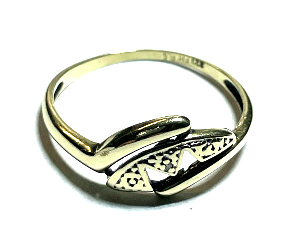 Moderner 333 FH Gold 8 K Ring Ø 20 mm RG 63 Juwelier gebraucht gepflegt0