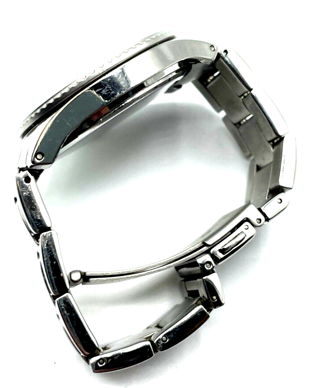 Fossil Edelstahl Armbanduhr unisex tragbar Ø 4 cm braucht neue Batterie gepfl.9