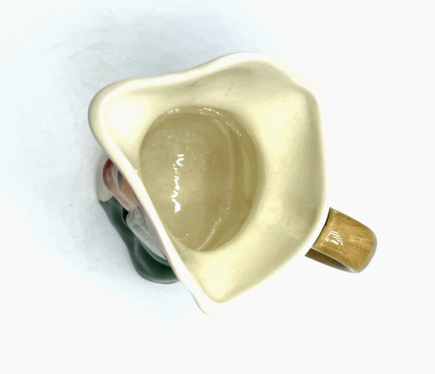 Vintage dekorativer Gesichter Krug Becher Charakter Mug England Staffordshire2