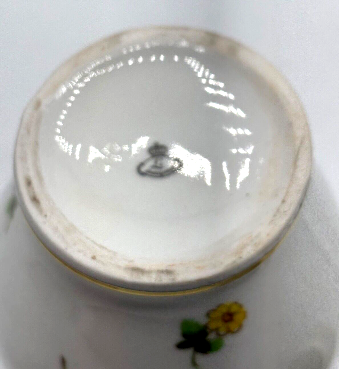 Seltene alte Ludwigsburger Porzellan Deckelvase Urnenvase handbemalt H 18,5 cm8