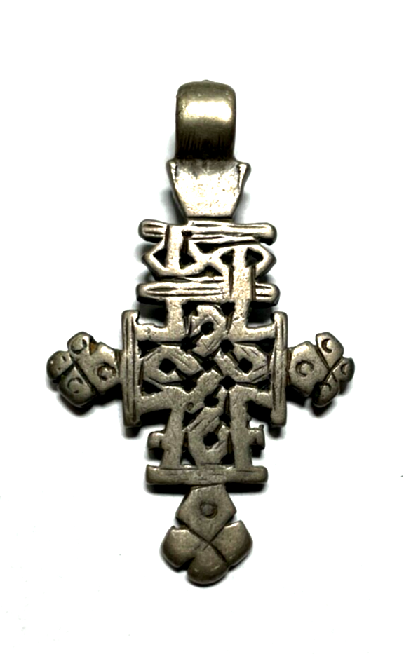 Unikat großer Zinn Anhänger Wikinger Kelten Amulett verschlungene Knoten unisex1