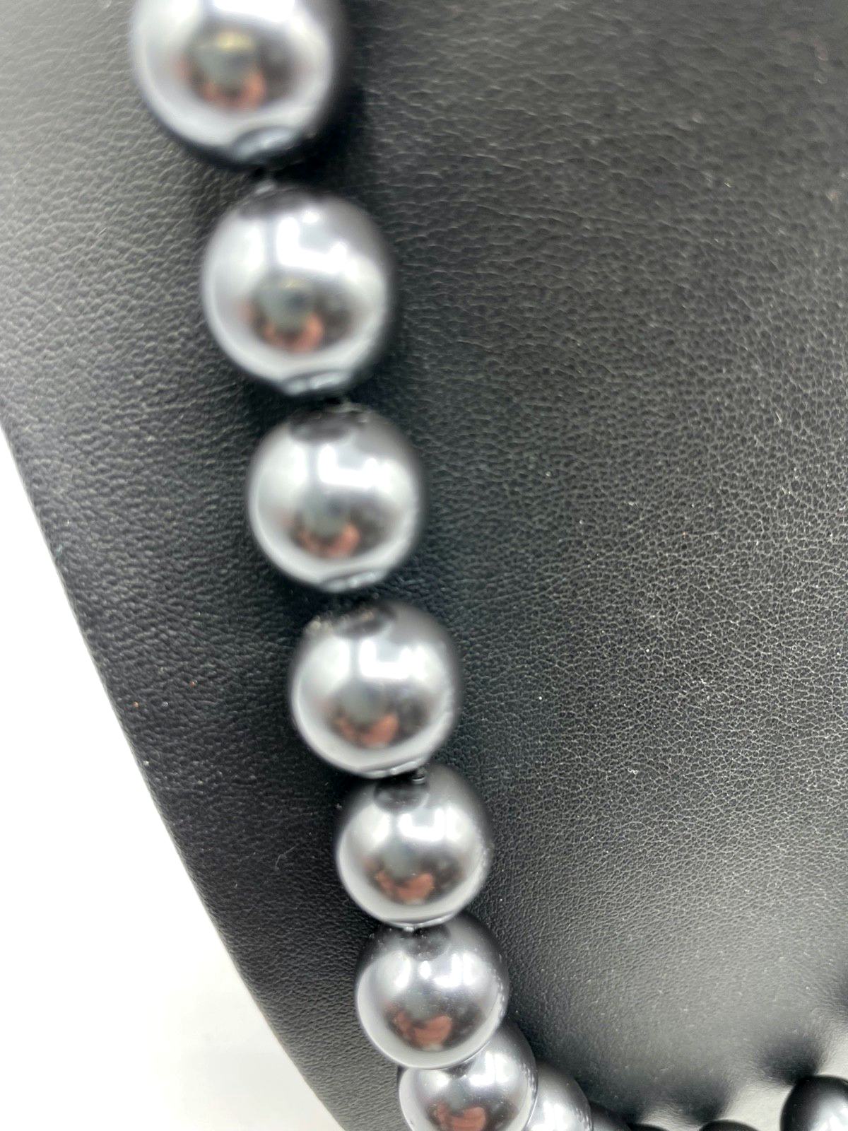 Top gepflegte MK Perlen Kette + Armband Ø13 mm Muschelkernperlen  L 53 cm Magnet4