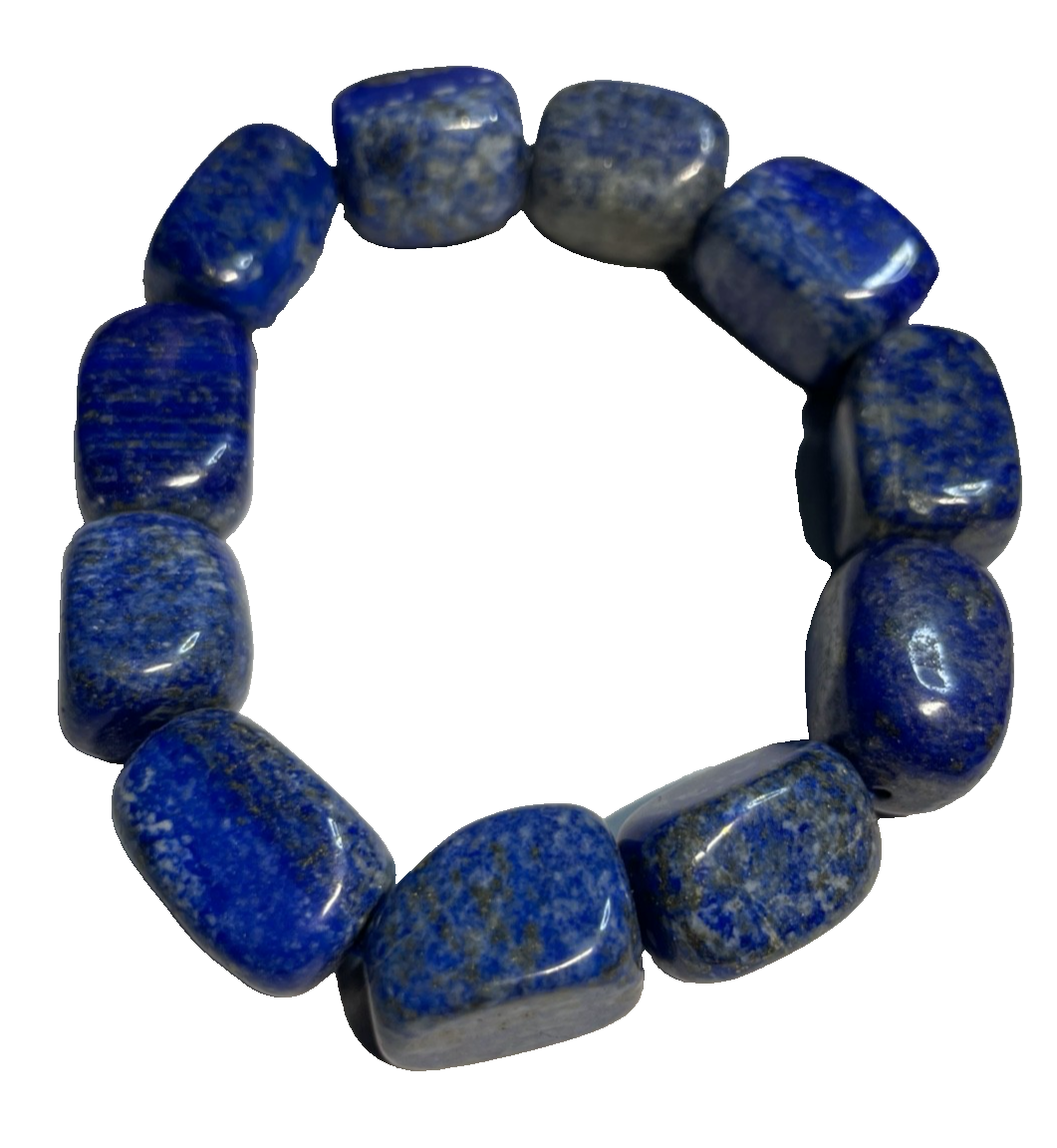 Großes natürliches Lapislazuli Cluster Armband unisex Statement über 100 Gramm1